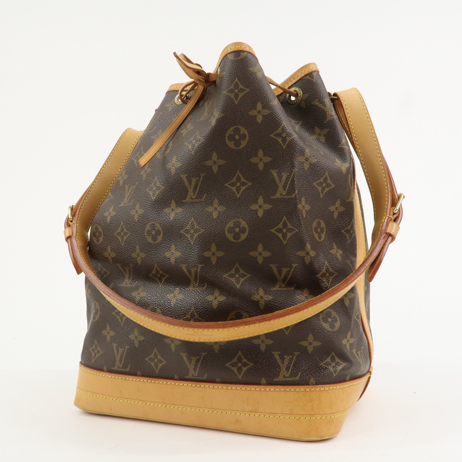 Louis Vuitton Monogram Noe Shoulder Bag Hand Bag Brown M42224