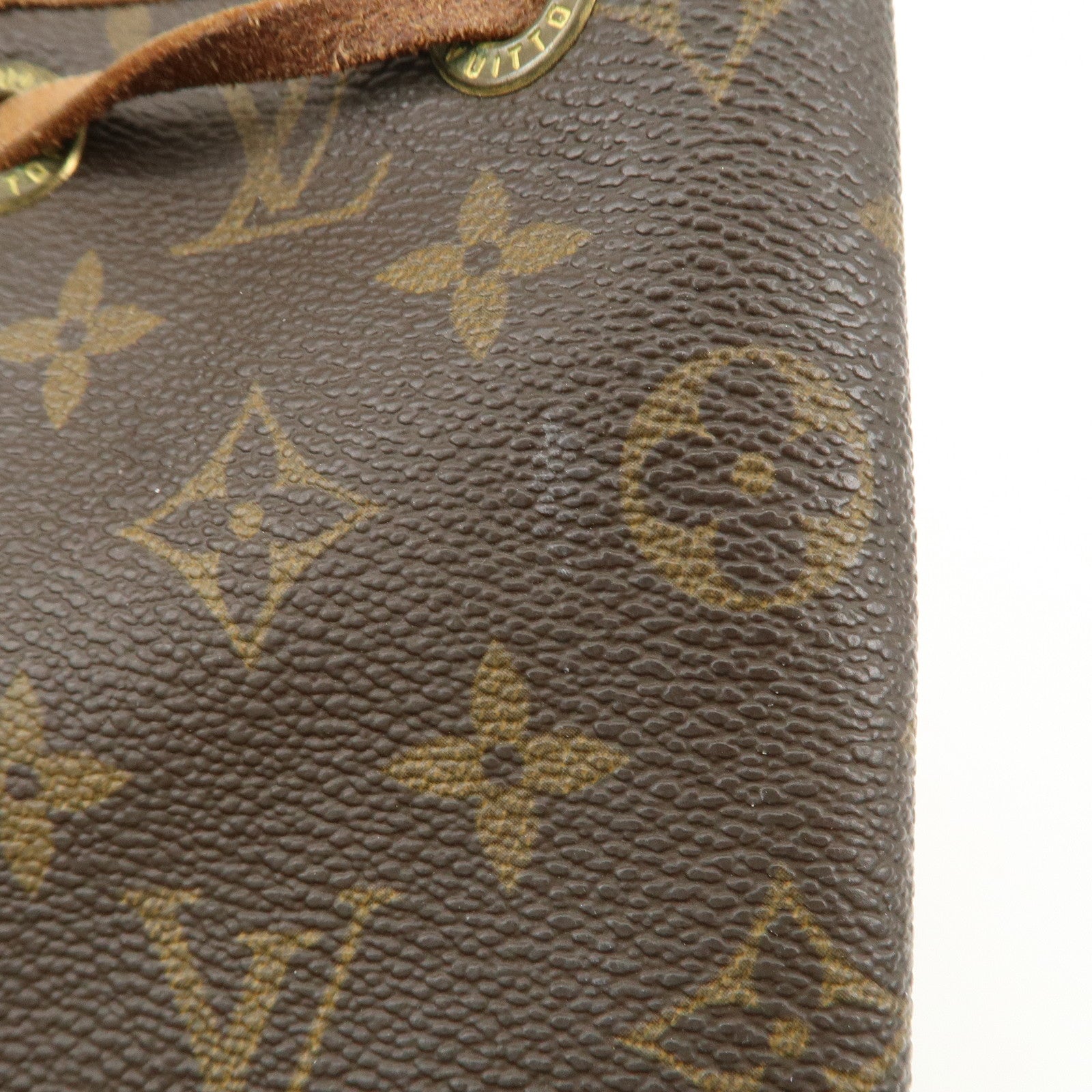 Louis Vuitton Monogram Montsouris MM Back Pack Brown M51136 Used