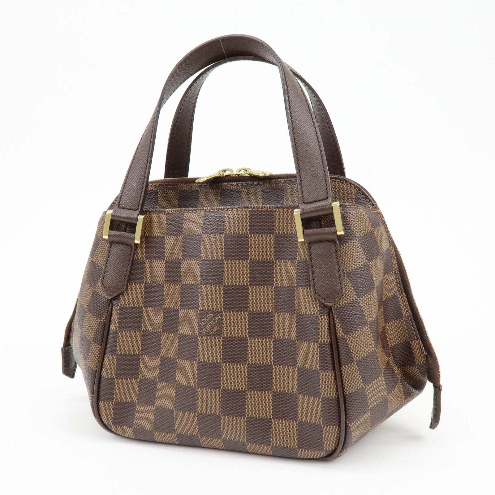 Louis Vuitton Damier Canvas Belem PM Hand Bag Brown N51173