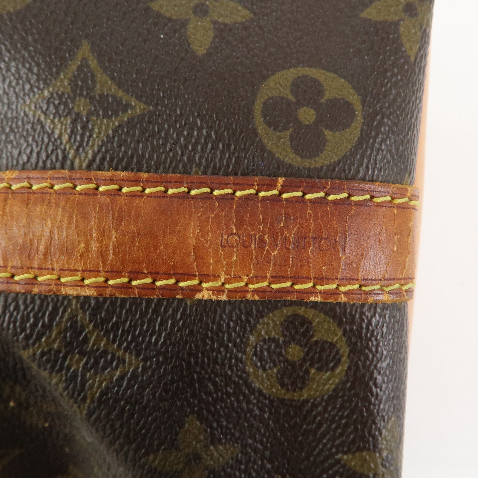 Louis Vuitton Monogram Petit Noe Shoulder Bag Brown M42226