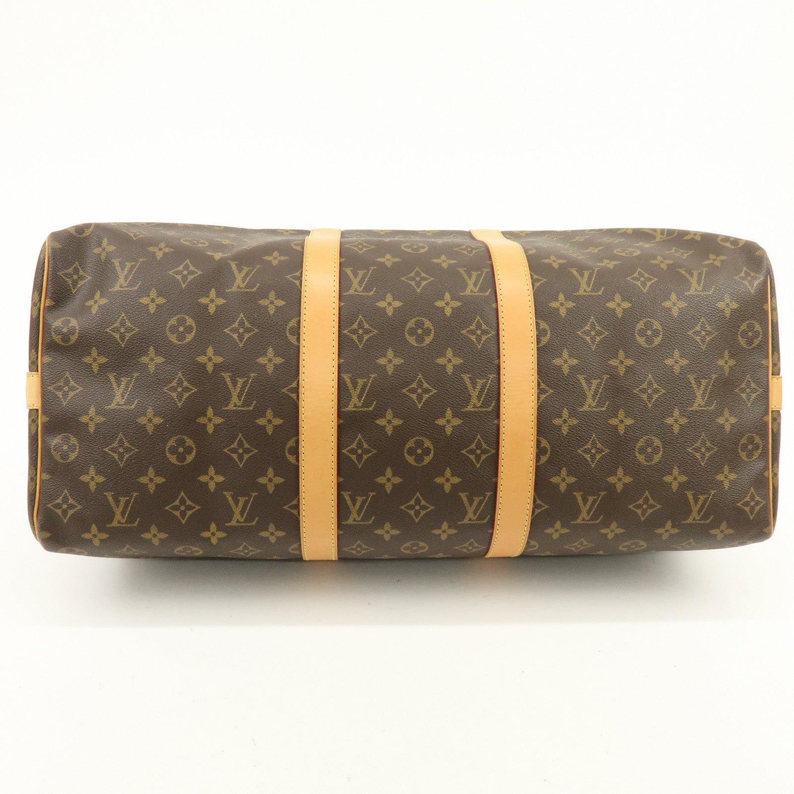 Louis Vuitton Monogram Keep All Bandouliere 50 Boston Bag M41416
