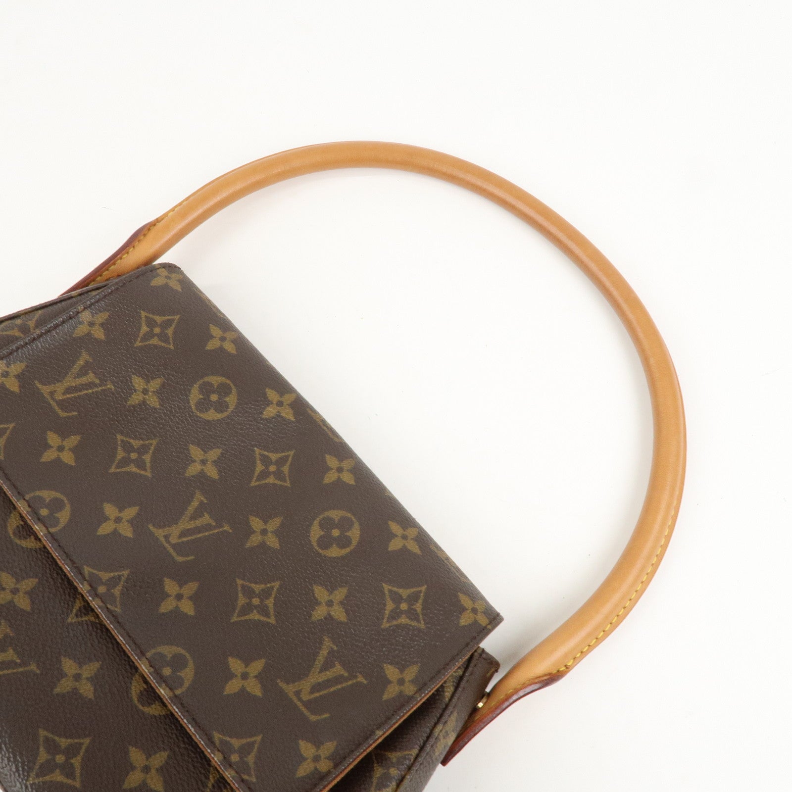 Louis Vuitton Monogram Mini Looping Shoulder Bag Brown M51147