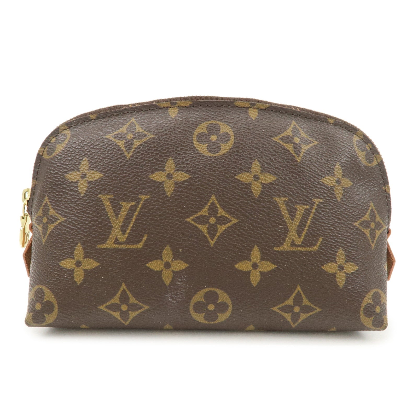 Louis Vuitton Monogram Pochette Cosmetic Pouch Brown M47515