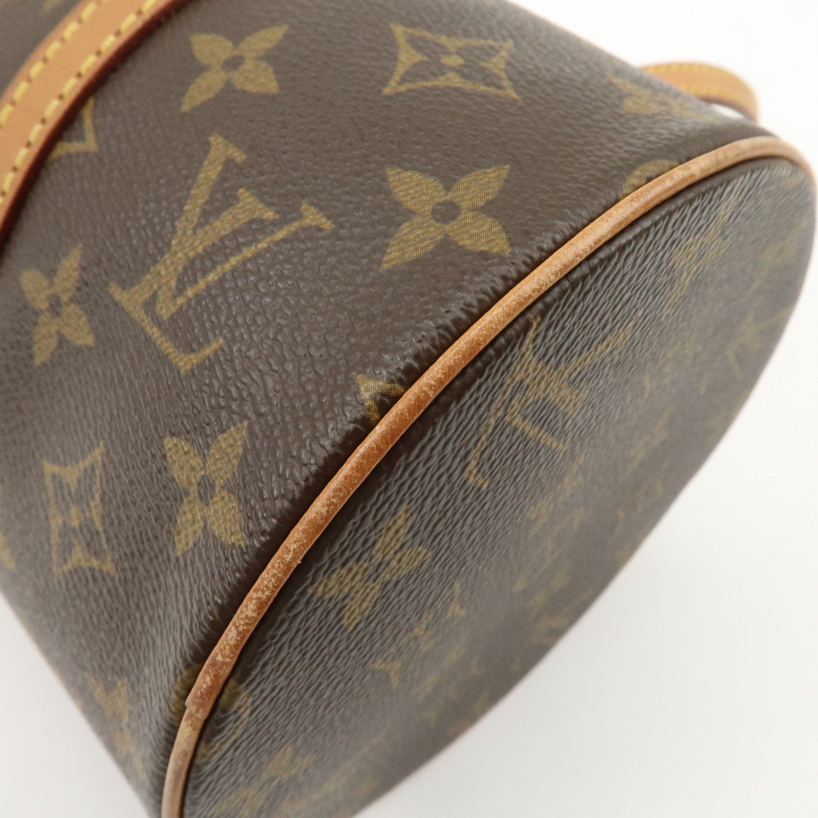 Louis Vuitton Monogram Papillon 30 Hand Bag New Style Brown M51385