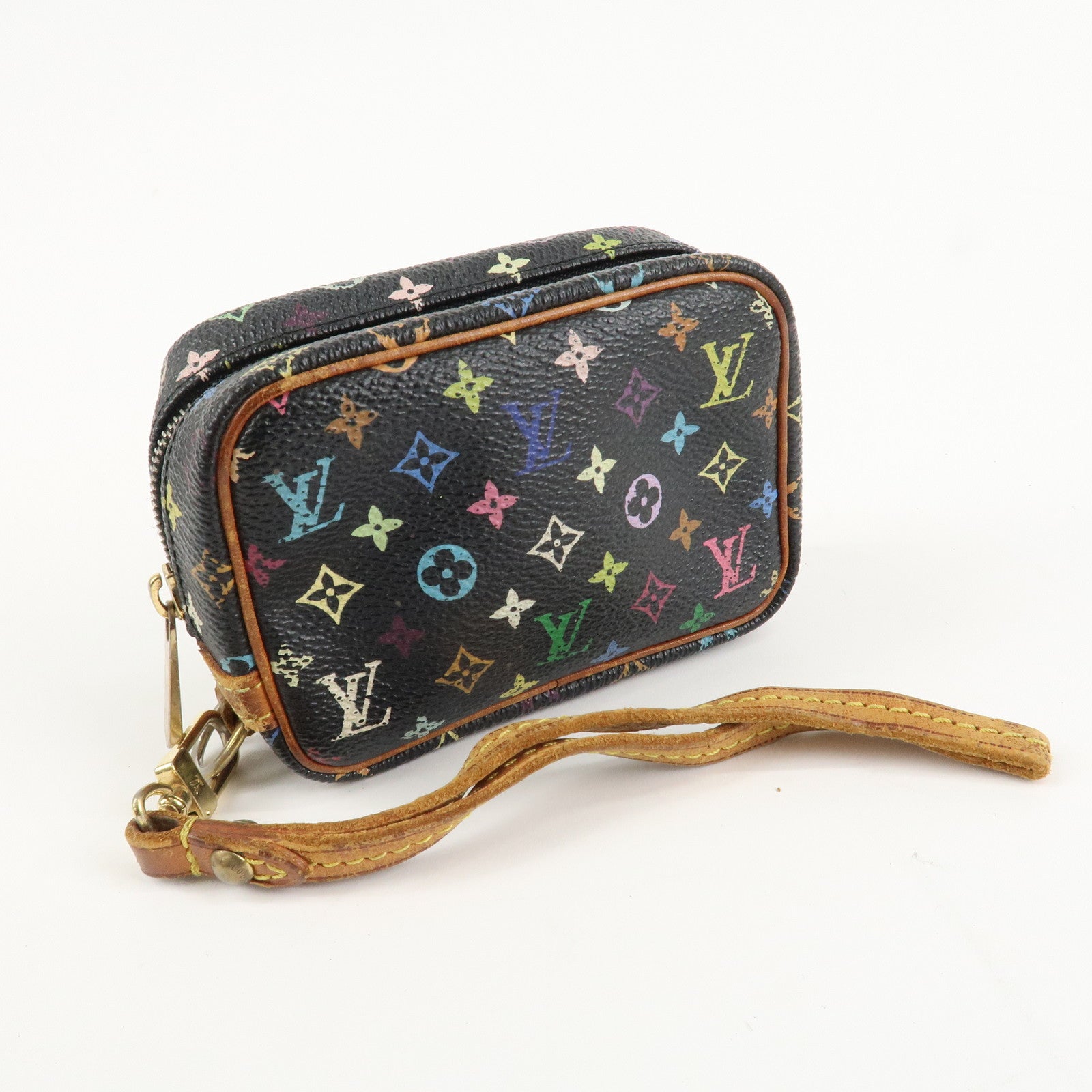 Louis Vuitton Monogram Multicolor Trousse Wapity Camera Pouch M58034 Used