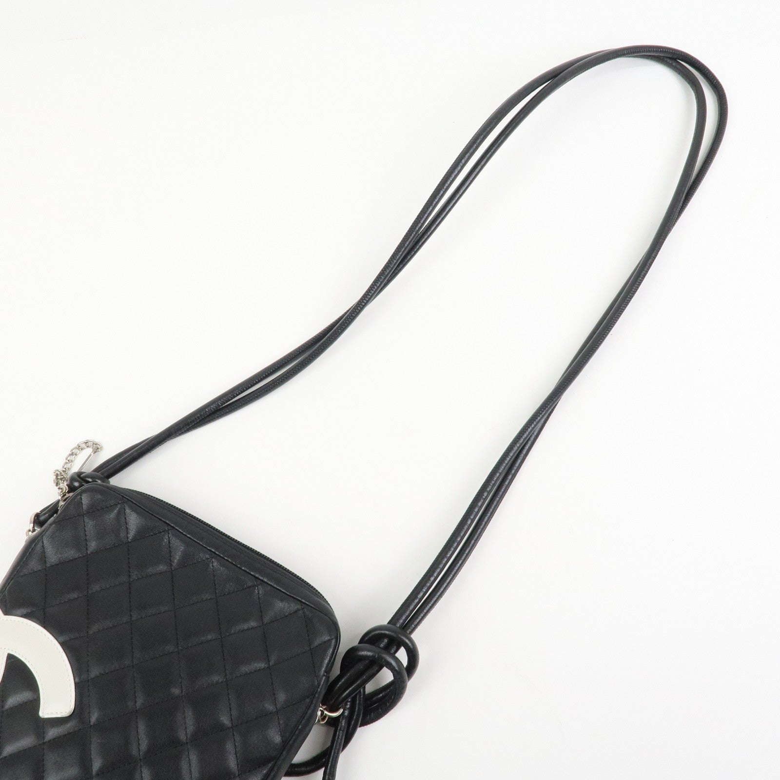 CHANEL Cambon Line Lambskin Medium Pochette Shoulder Bag A25178