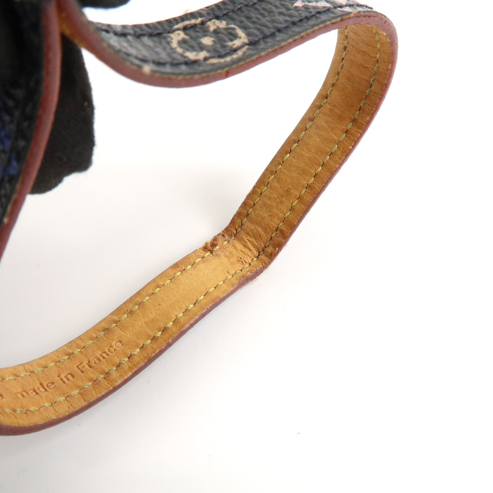 Louis Vuitton Monogram Mobile Strap Noir Multicolor M92598