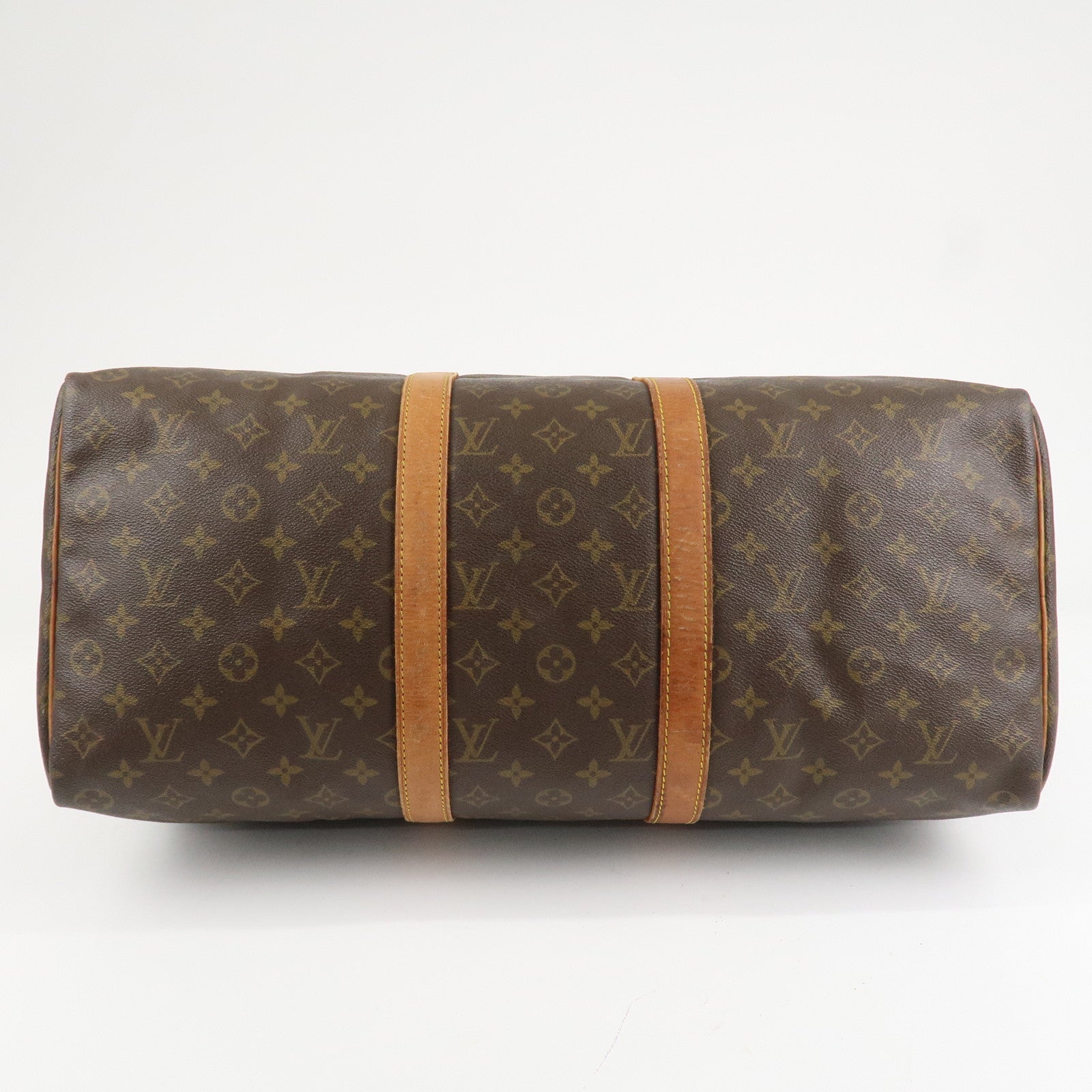 Louis Vuitton Monogram Keep All 50 Bag Boston Bag Brown M41426 Used