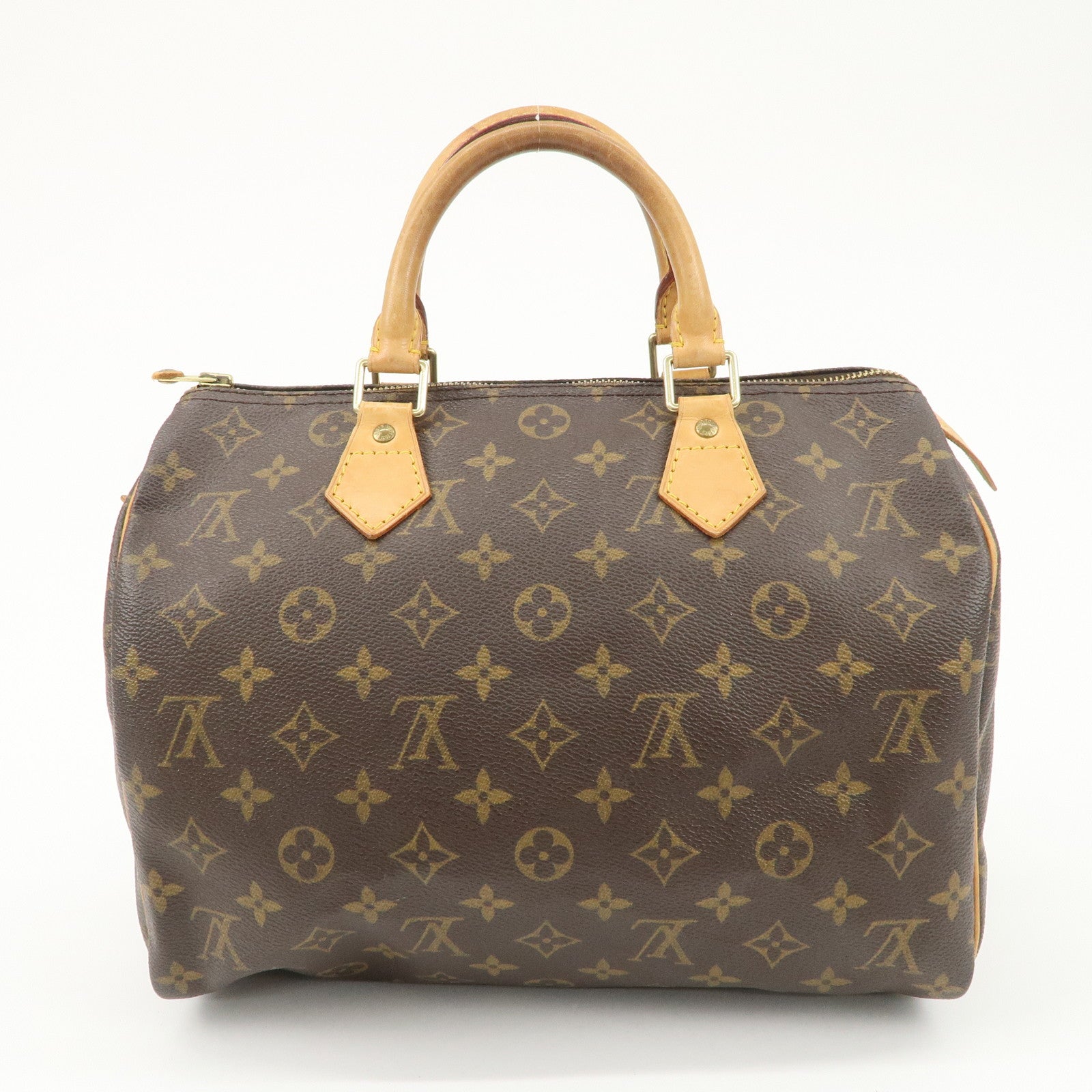 Louis Vuitton Monogram Speedy 30 Hand Bag Boston Bag M41526 Used