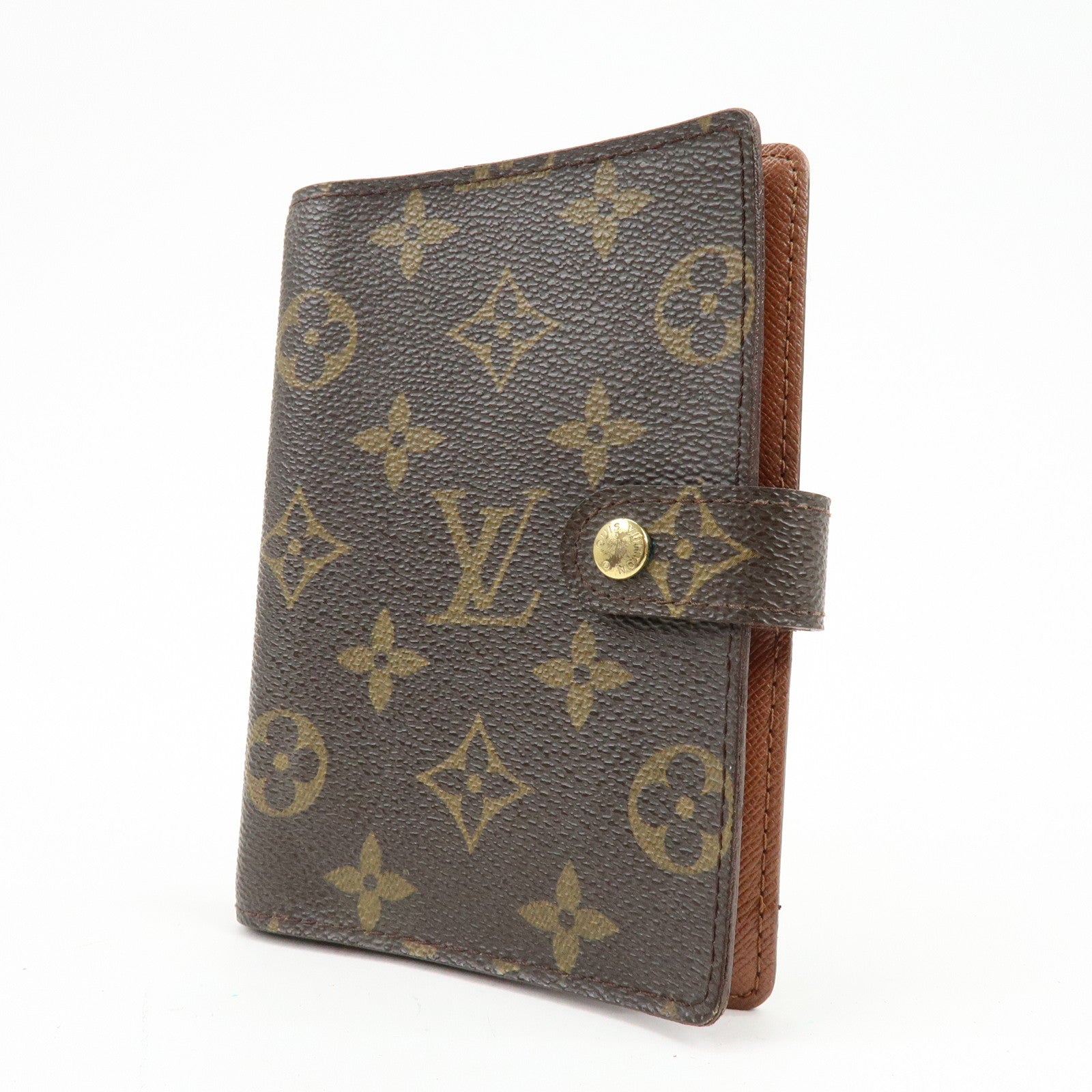 Louis Vuitton Monogram Set of 2 Agenda PM Planner Cover R20005