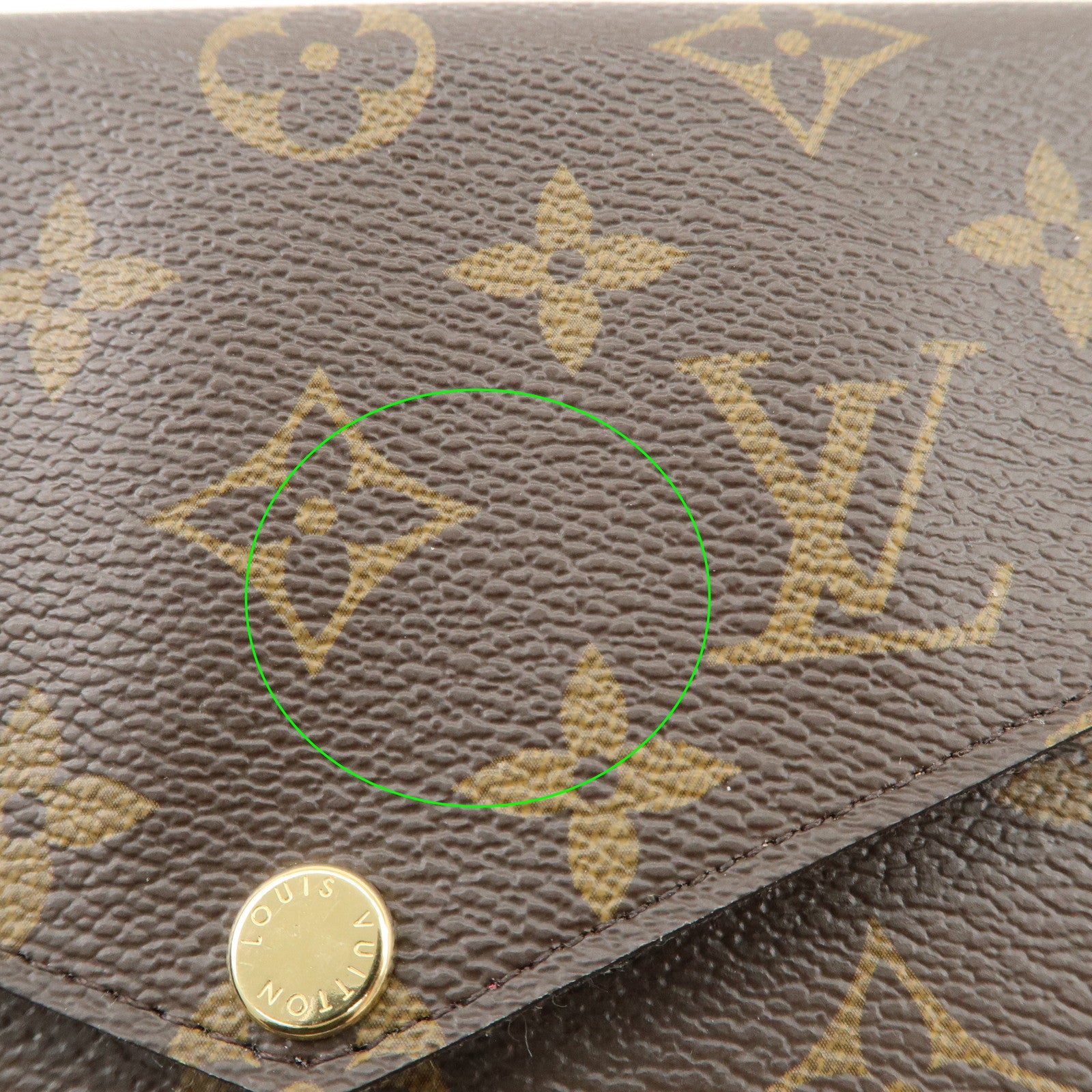 Louis Vuitton Monogram Pochette Felicie Shoulder Bag Brown M61276 Used