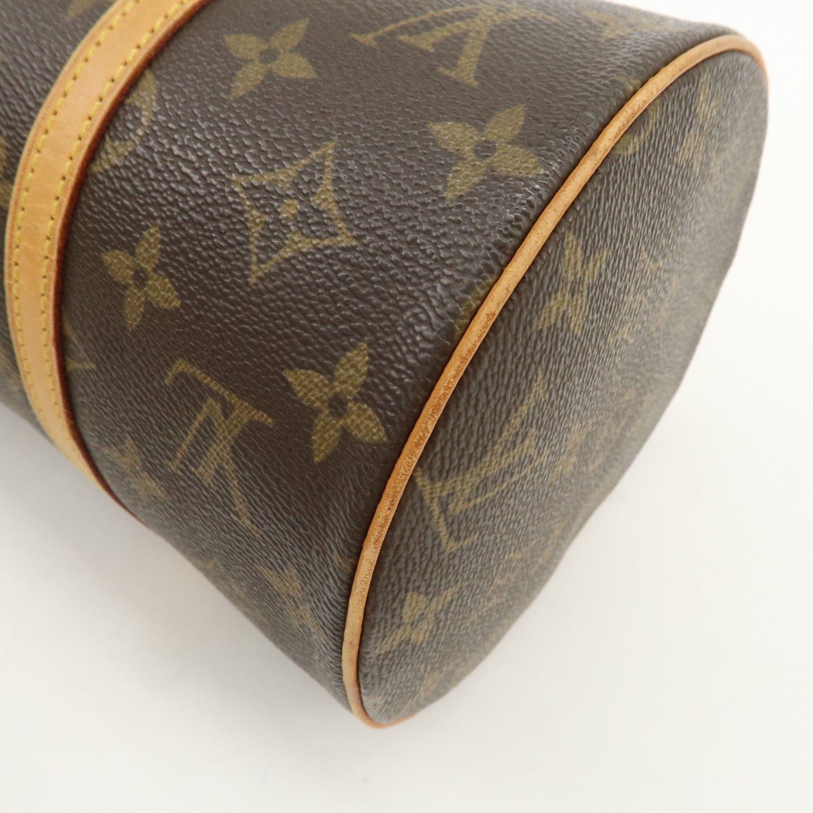 Louis Vuitton Monogram Papillon 30 Hand Bag New Style Brown M51385