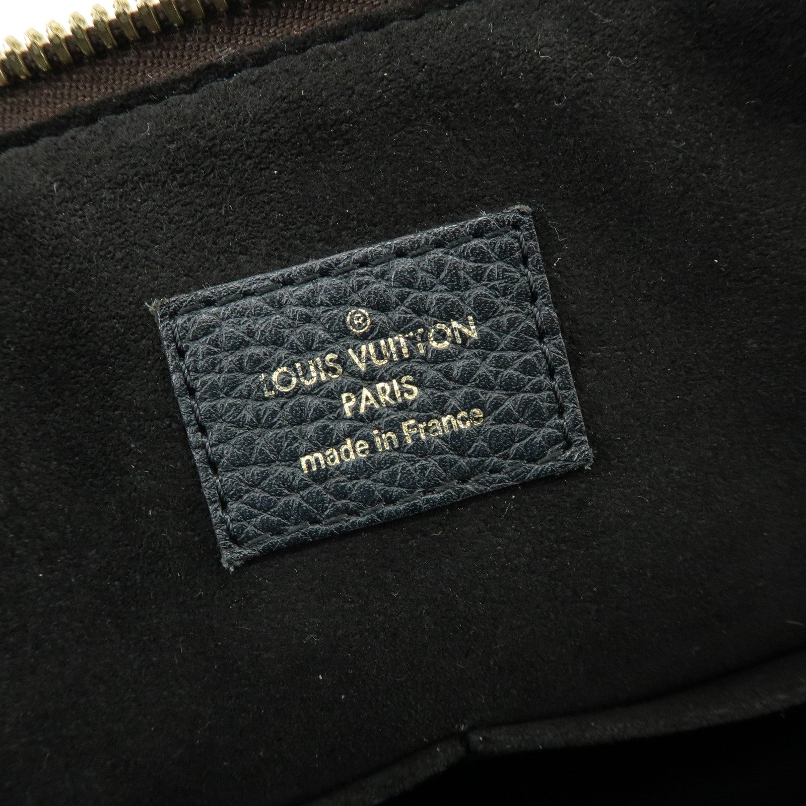 Louis Vuitton Monogram Canvas Leather Retiro Hand Bag Brown M50058