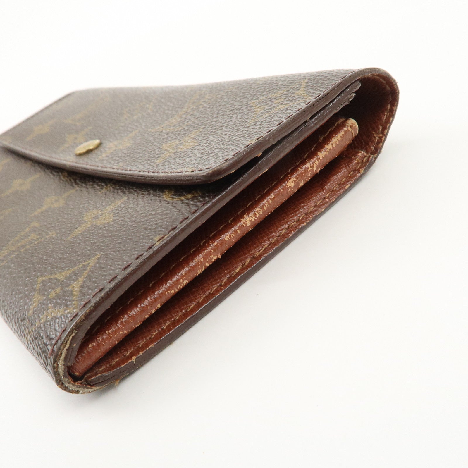 Louis Vuitton Monogram Set of 2 Long Wallet M61725 M93744 Used