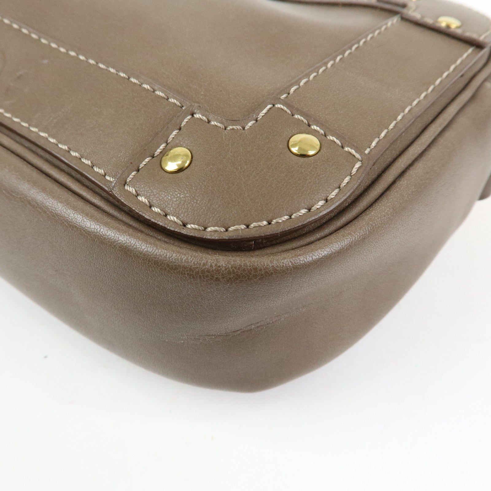 Chloe Eden Leather Tassel Shoulder Bag Crossbody Bag Brown