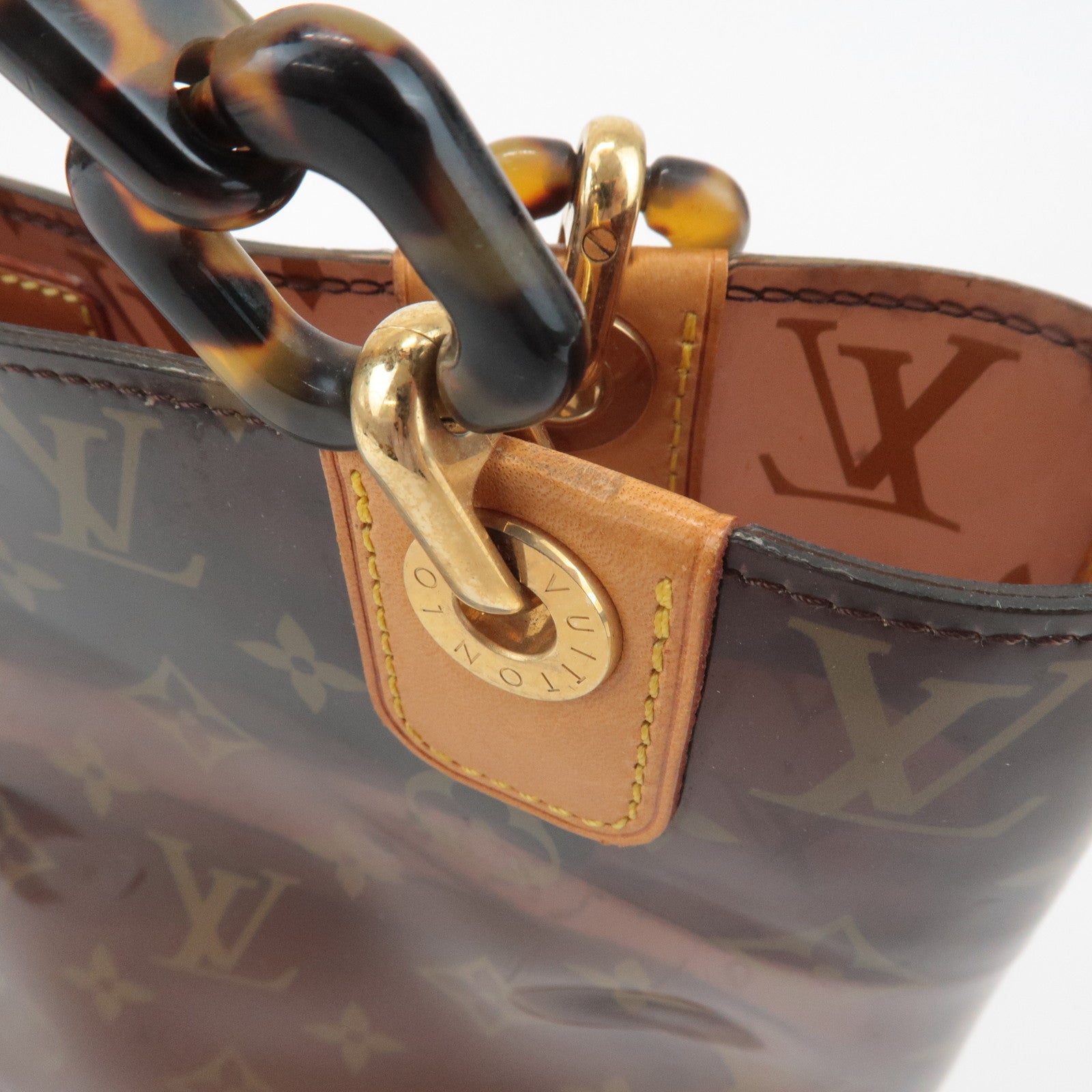 Louis Vuitton Monogram Vinyl Cabas Ambre MM Tote Bag M92501 Used