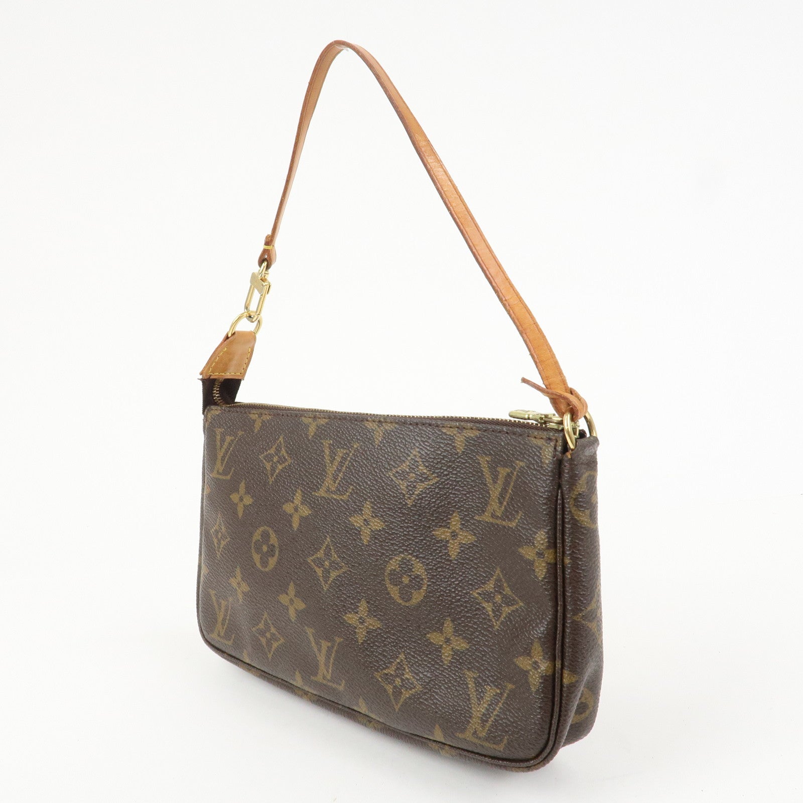Louis Vuitton Monogram Pochette Accessoires Pouch Hand Bag M51980