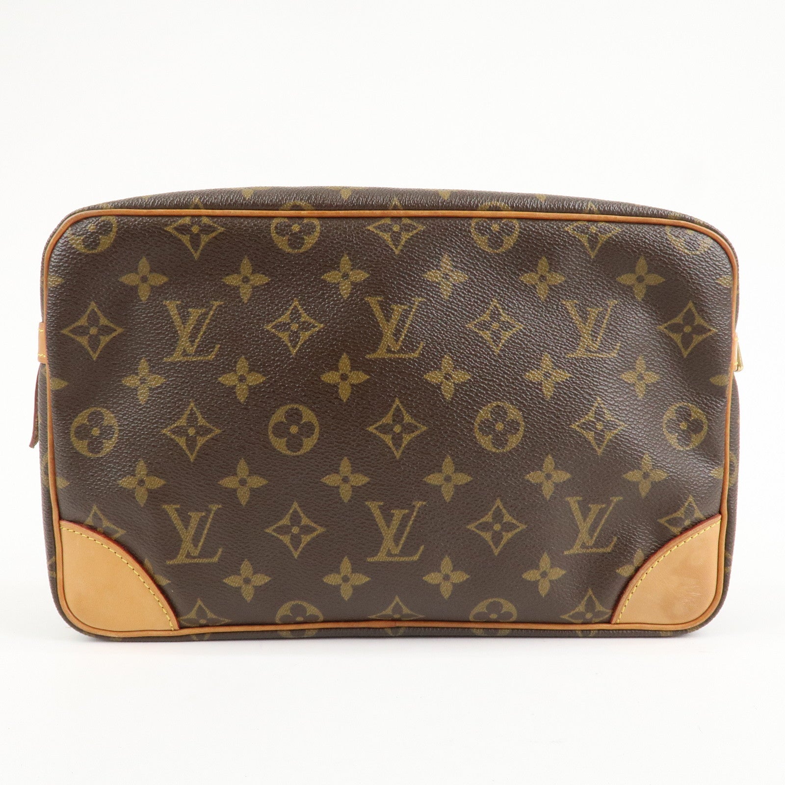 Louis Vuitton Monogram Compiegne 28 Pouch Clutch Bag M51845 Used