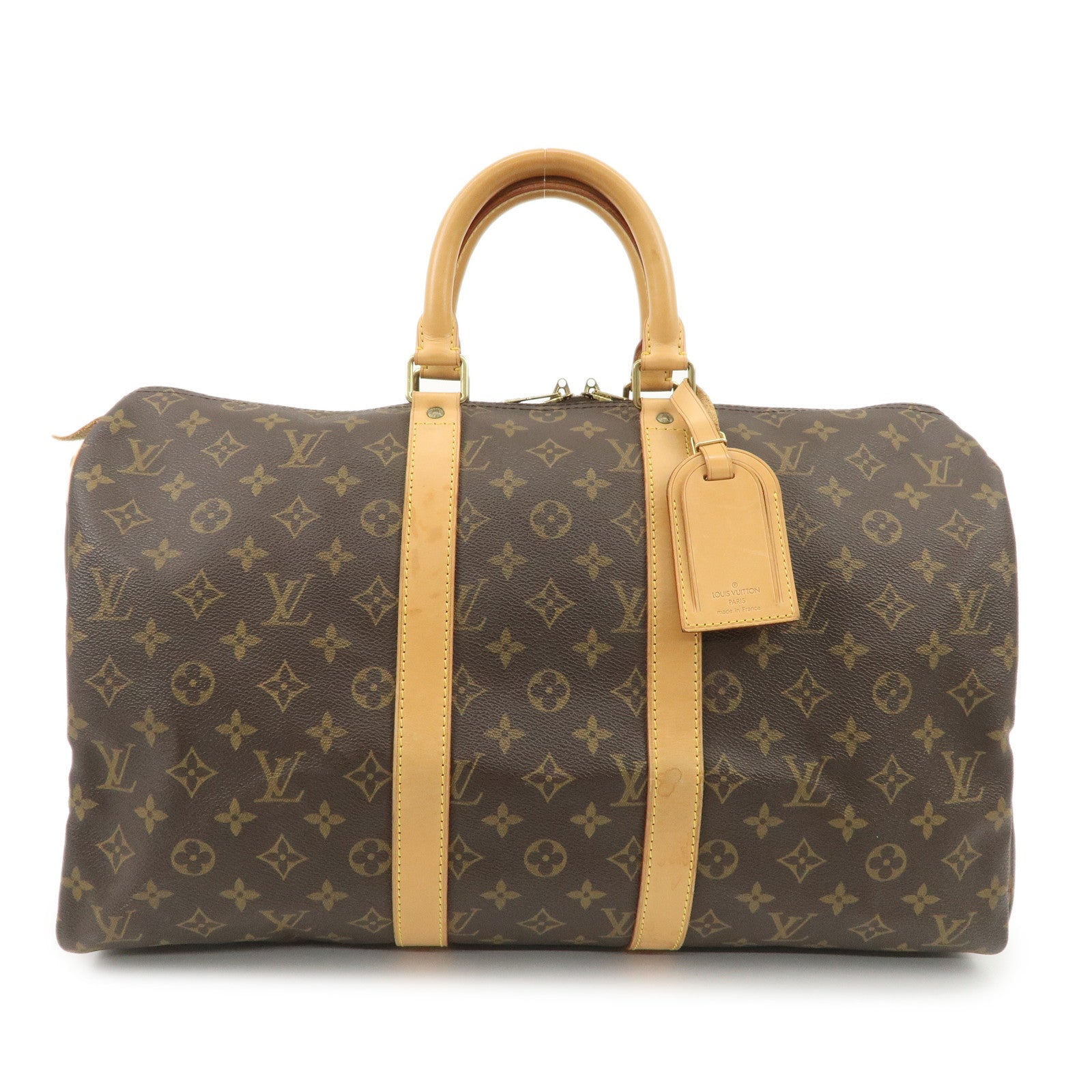 Louis Vuitton Monogram Keep All 45 Boston Bag Travel Bag M41428