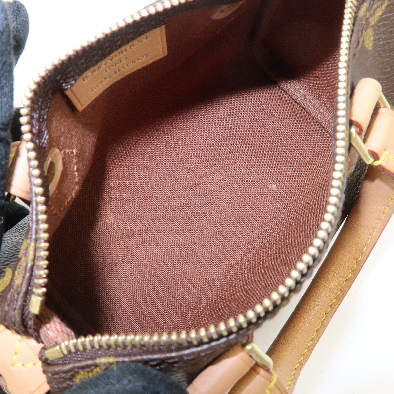 Louis Vuitton Monogram Mini Speedy Hand Bag Shoulder Bag M41534