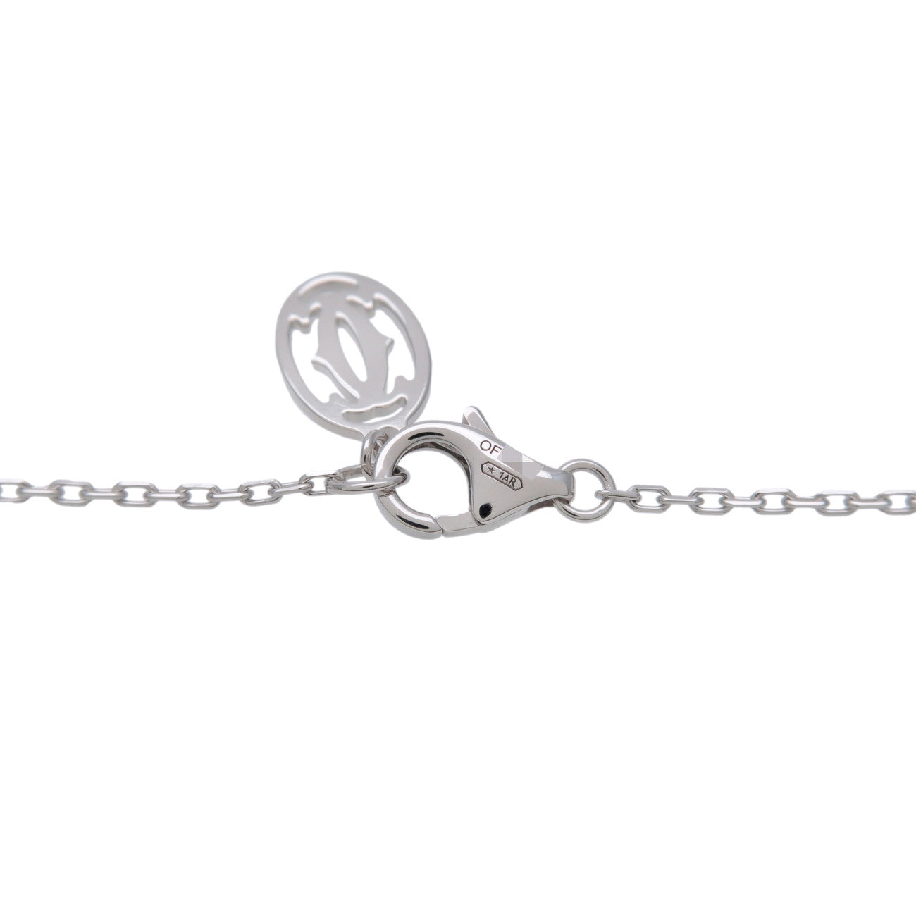 Cartier Diamants Legers Necklace SM Diamond D'amour 0.09ct K18WG