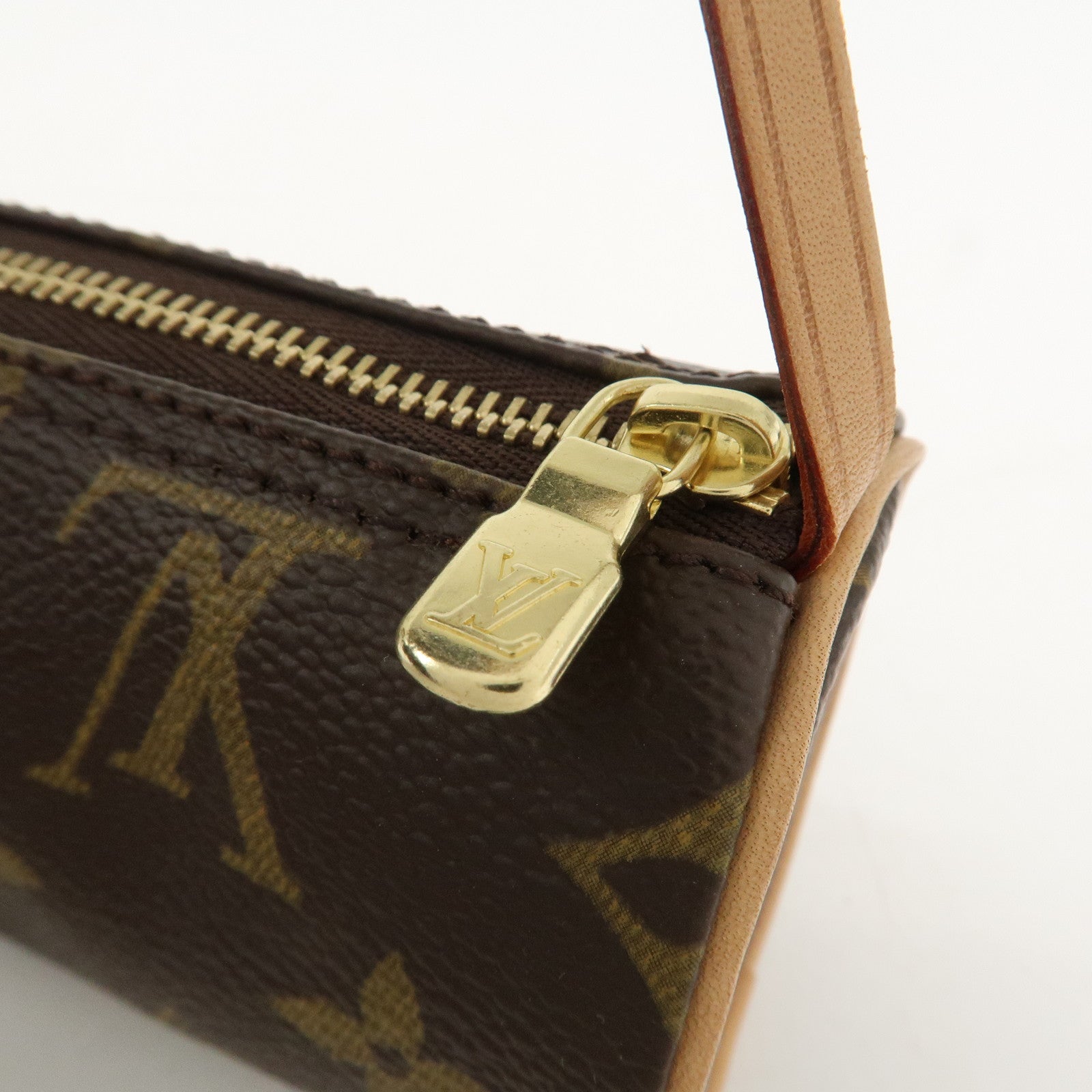 Louis Vuitton Monogram Mini Pouch for Papillon Bag Brown