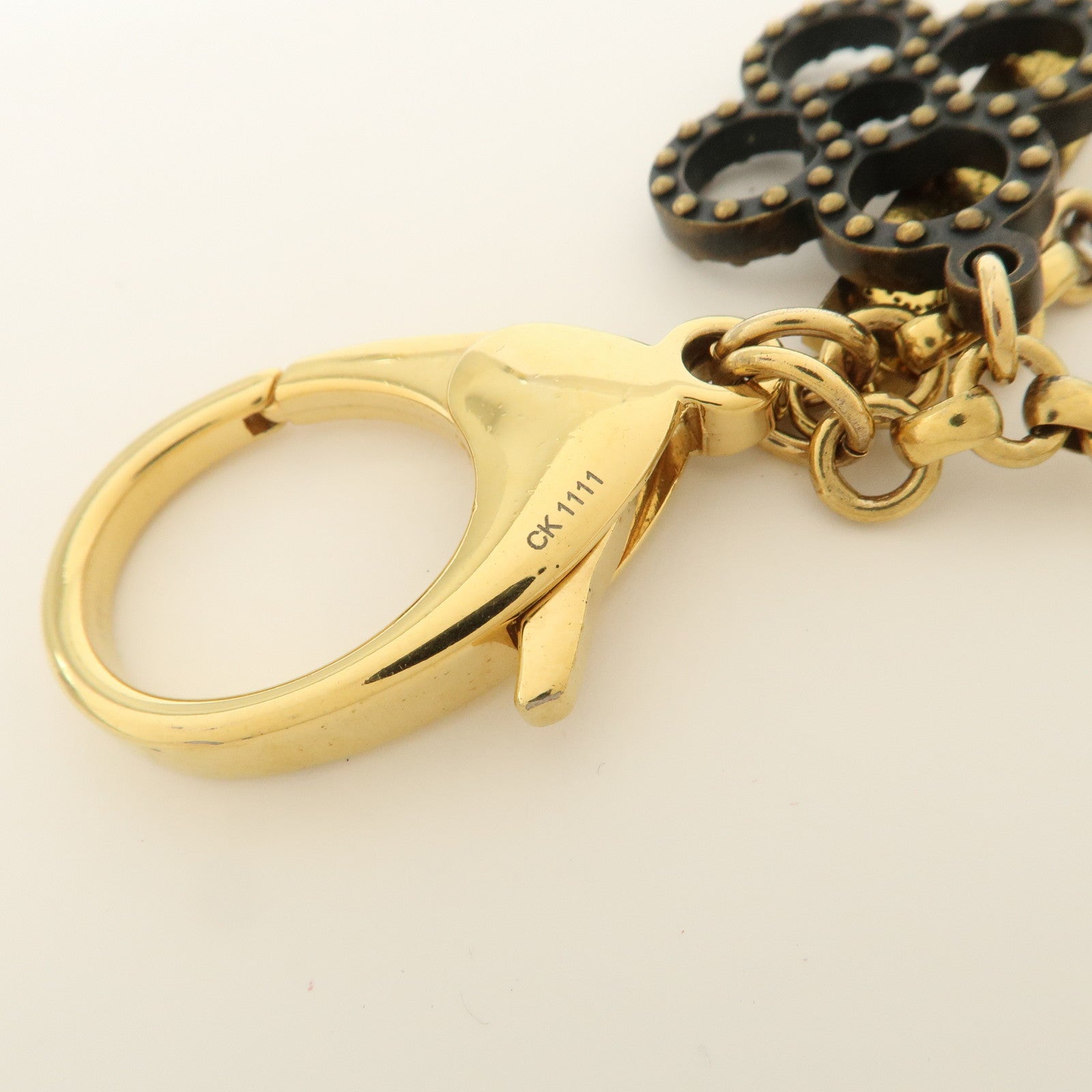 Louis Vuitton Metal Bijoux Sac Tapage Bag Charm Gold Silver M65090 Used