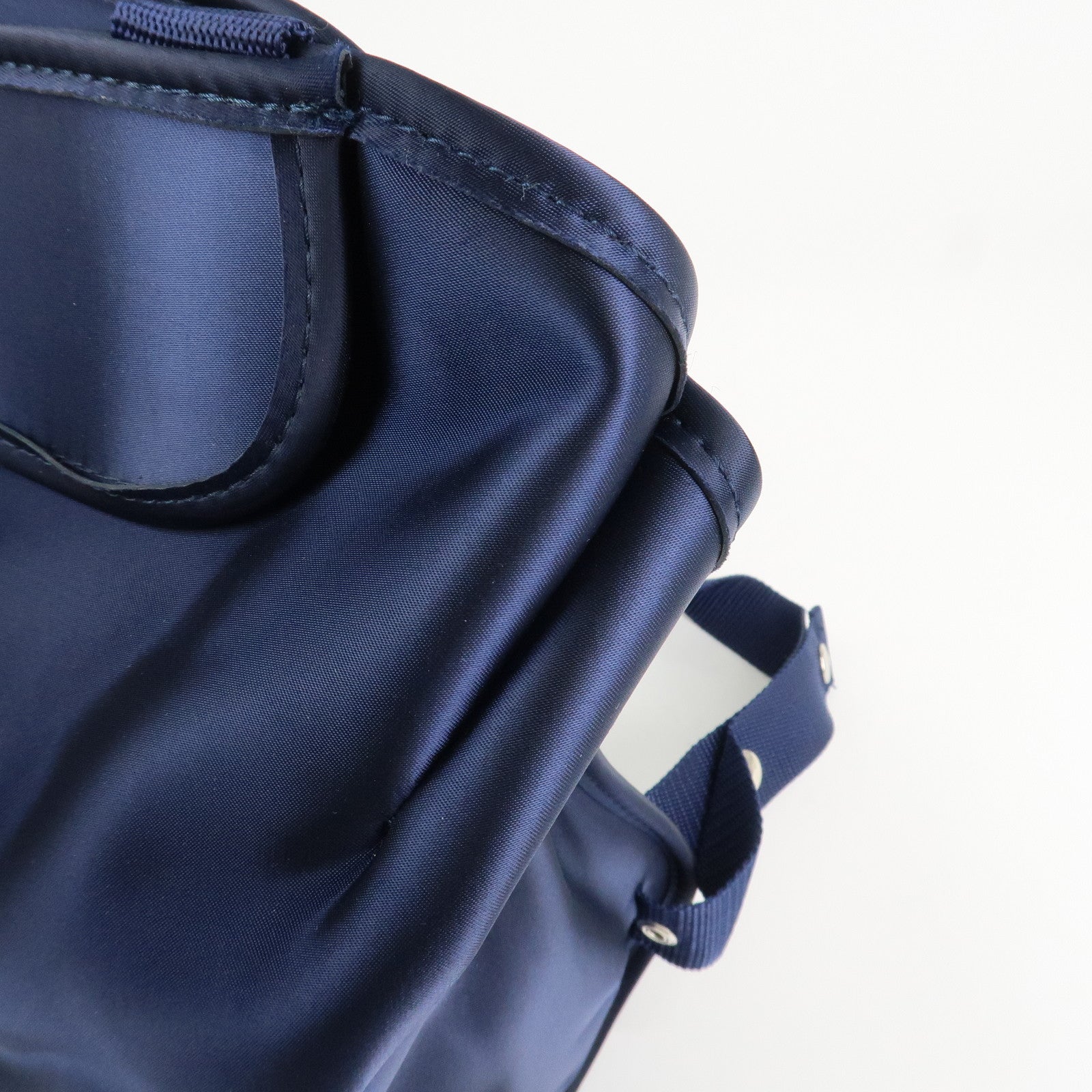 HERMES Nylon Sherpa Journey In The Land Of Stars 1999 Backpack Navy