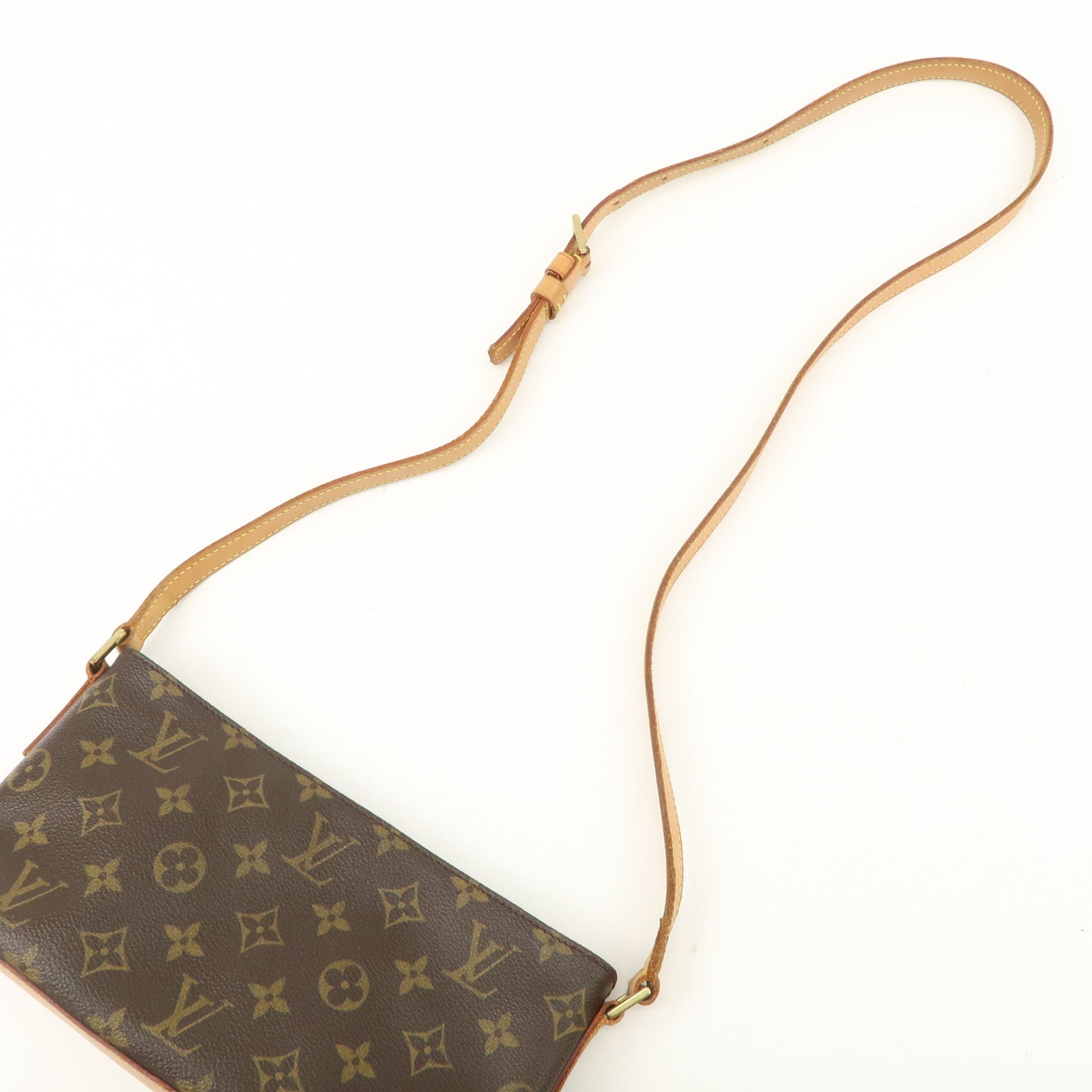 Louis Vuitton Monogram Trotteur Shoulder Bag Brown M51240