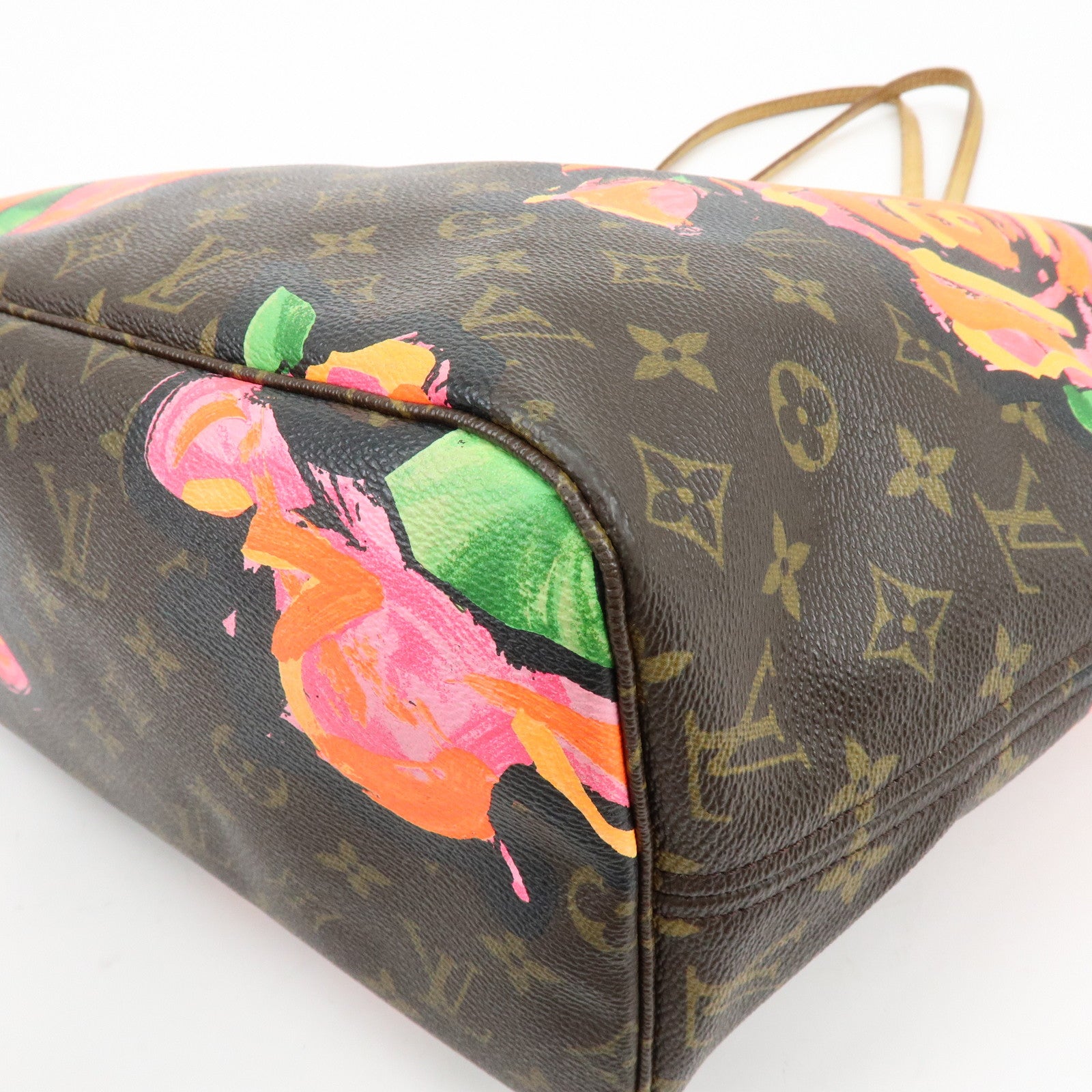 Louis Vuitton Monogram Rose Neverfull MM Tote Shoulder Bag M48613