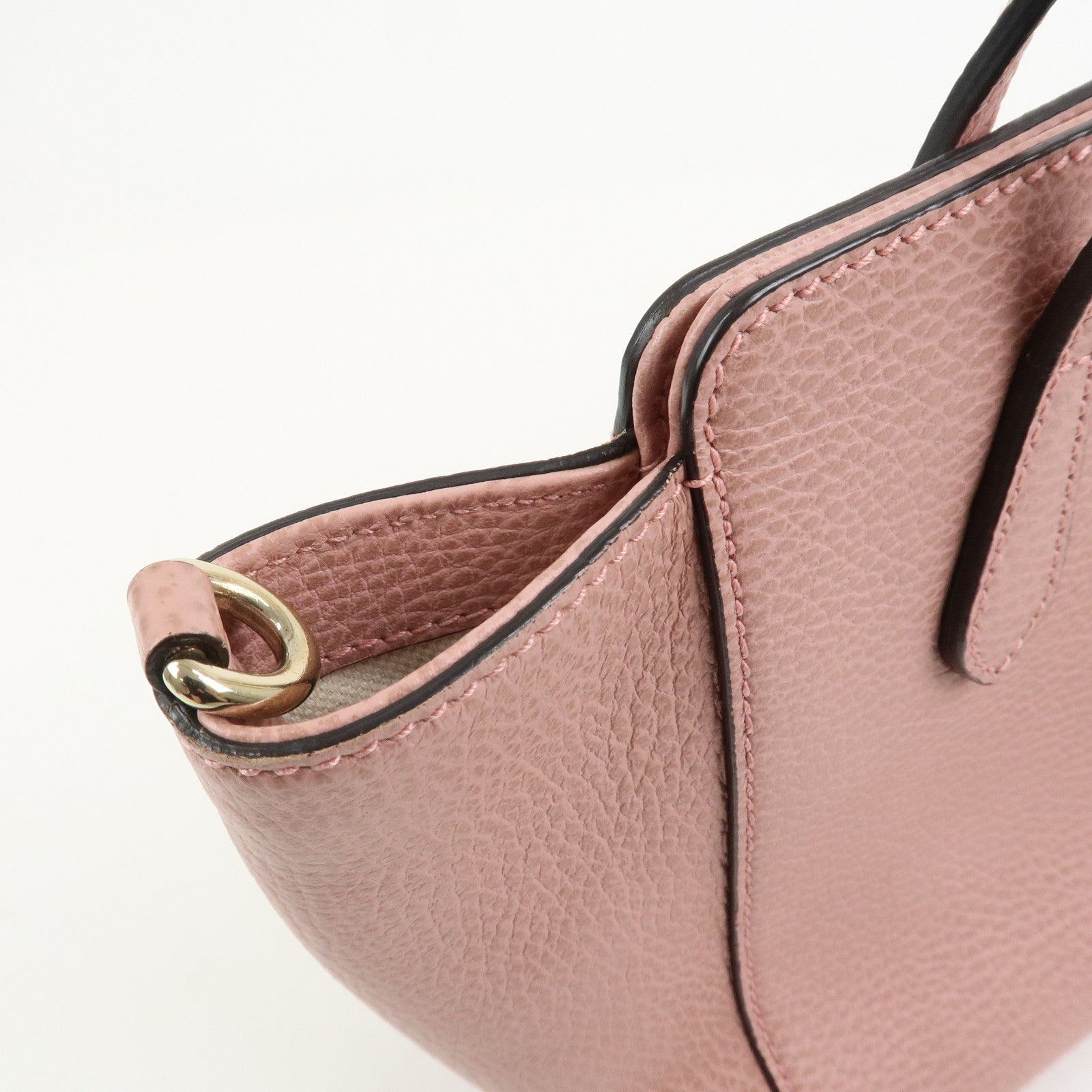 GUCCI Swing Mini 2Way Bag Hand Bag Shoulder Bag Pink 368827