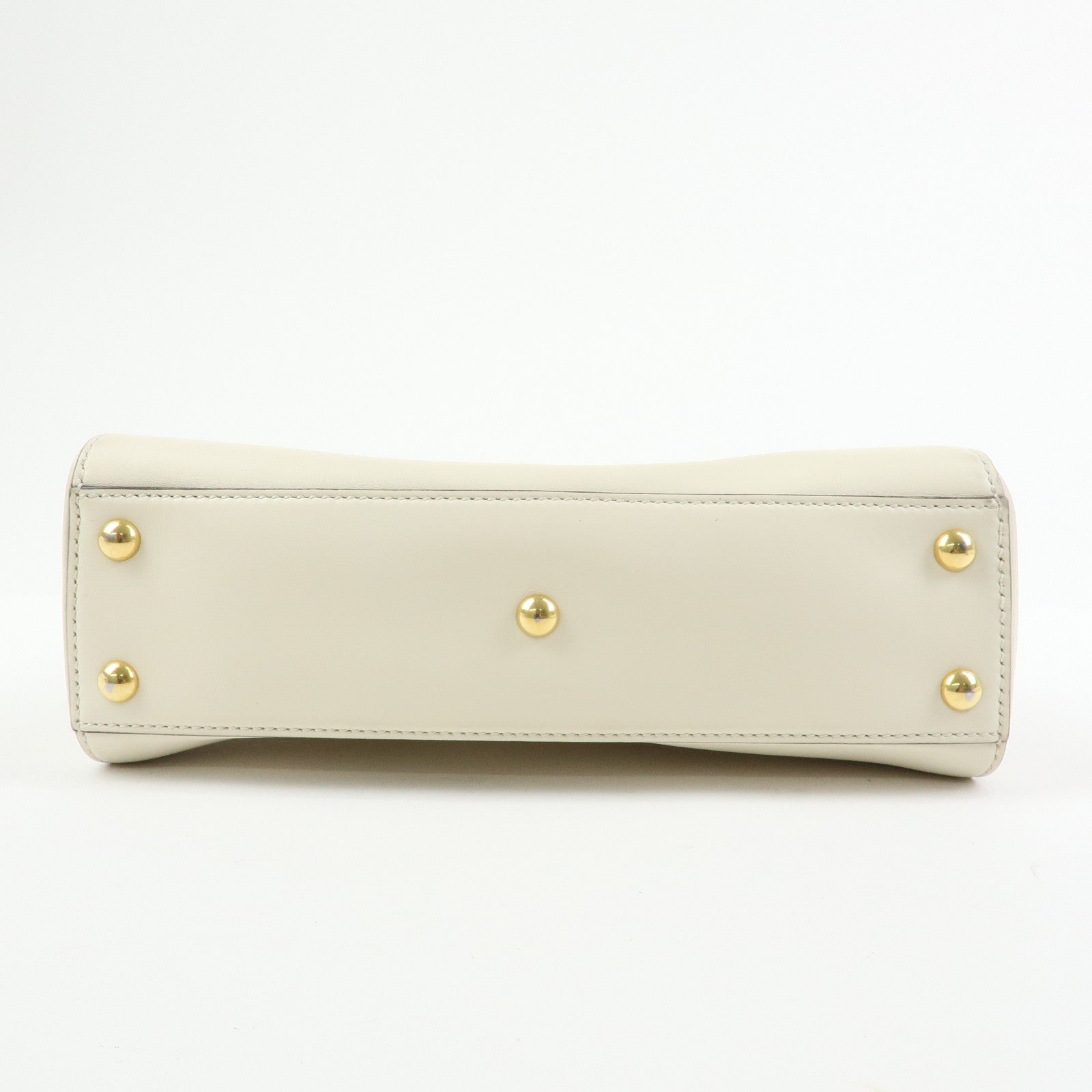 GUCCI Sylvie Sherry Leather 2Way Bag Hand Shoulder Bag White 460381