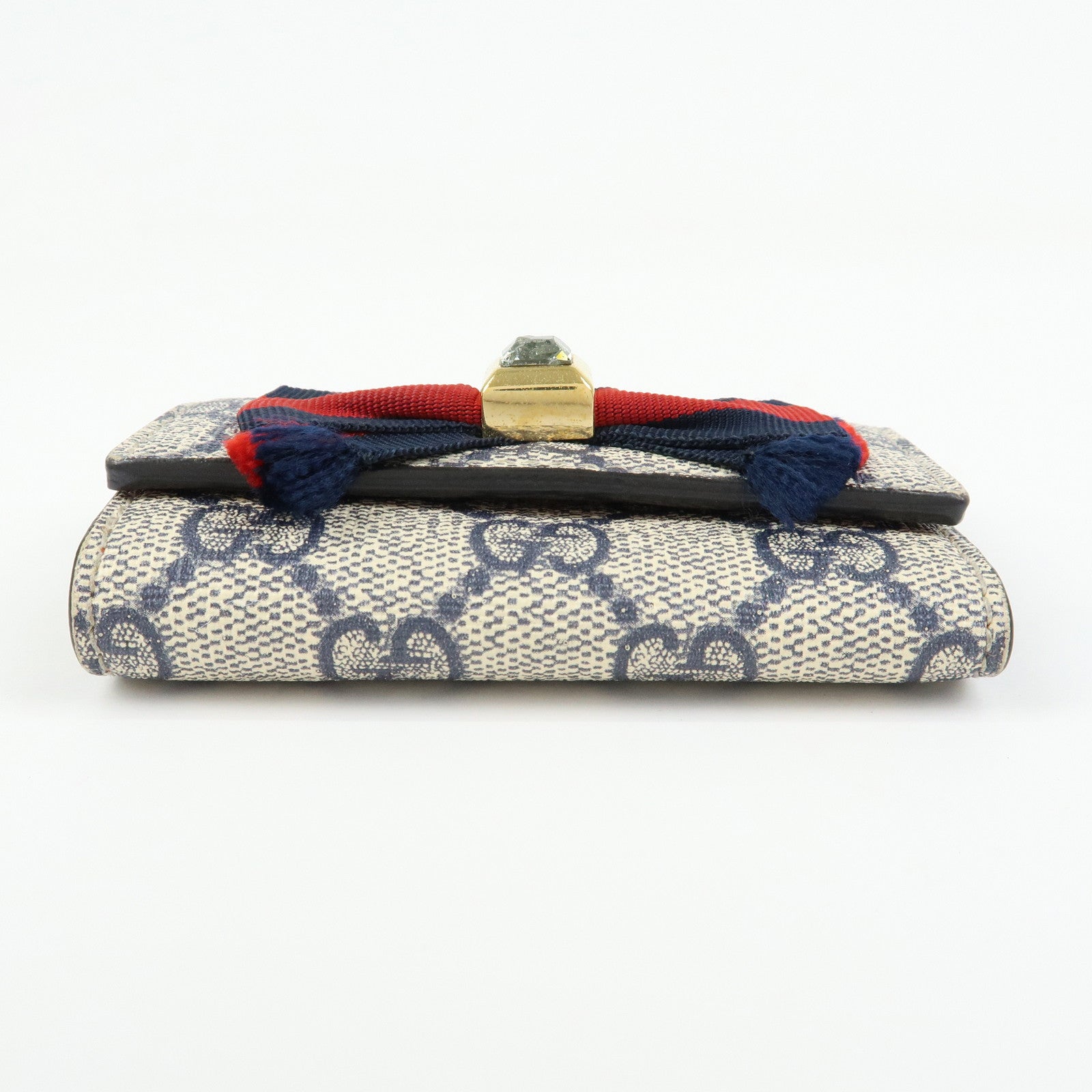 GUCCI Sherry Set of 2 GG Supreme Canvas Wallet 658634 435292