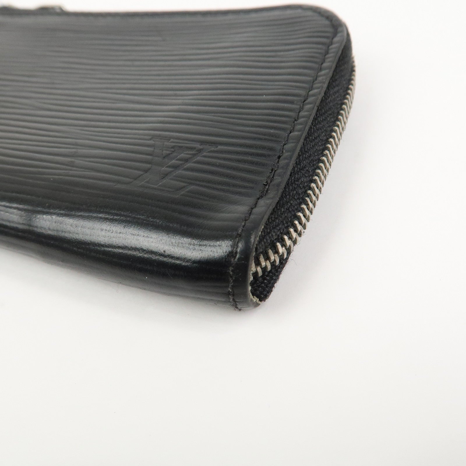 Louis Vuitton Epi Coin Case Coin Wallet Black