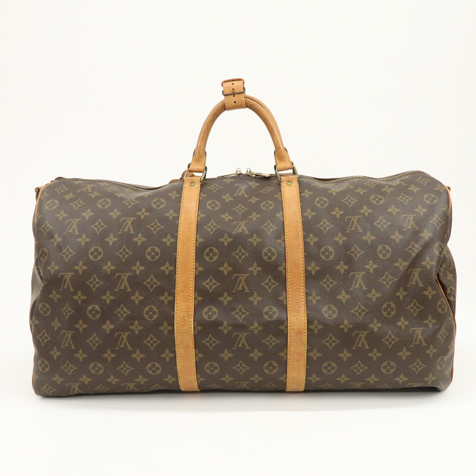 Louis Vuitton Monogram Keep All Bandouliere 60 Boston Bag M41412