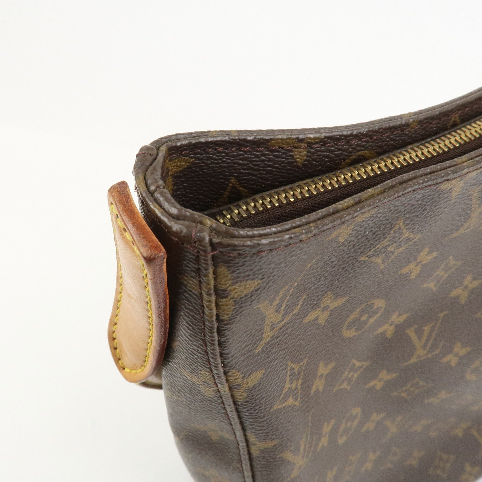 Louis Vuitton Monogram Looping GM Shoulder Bag Brown M51145