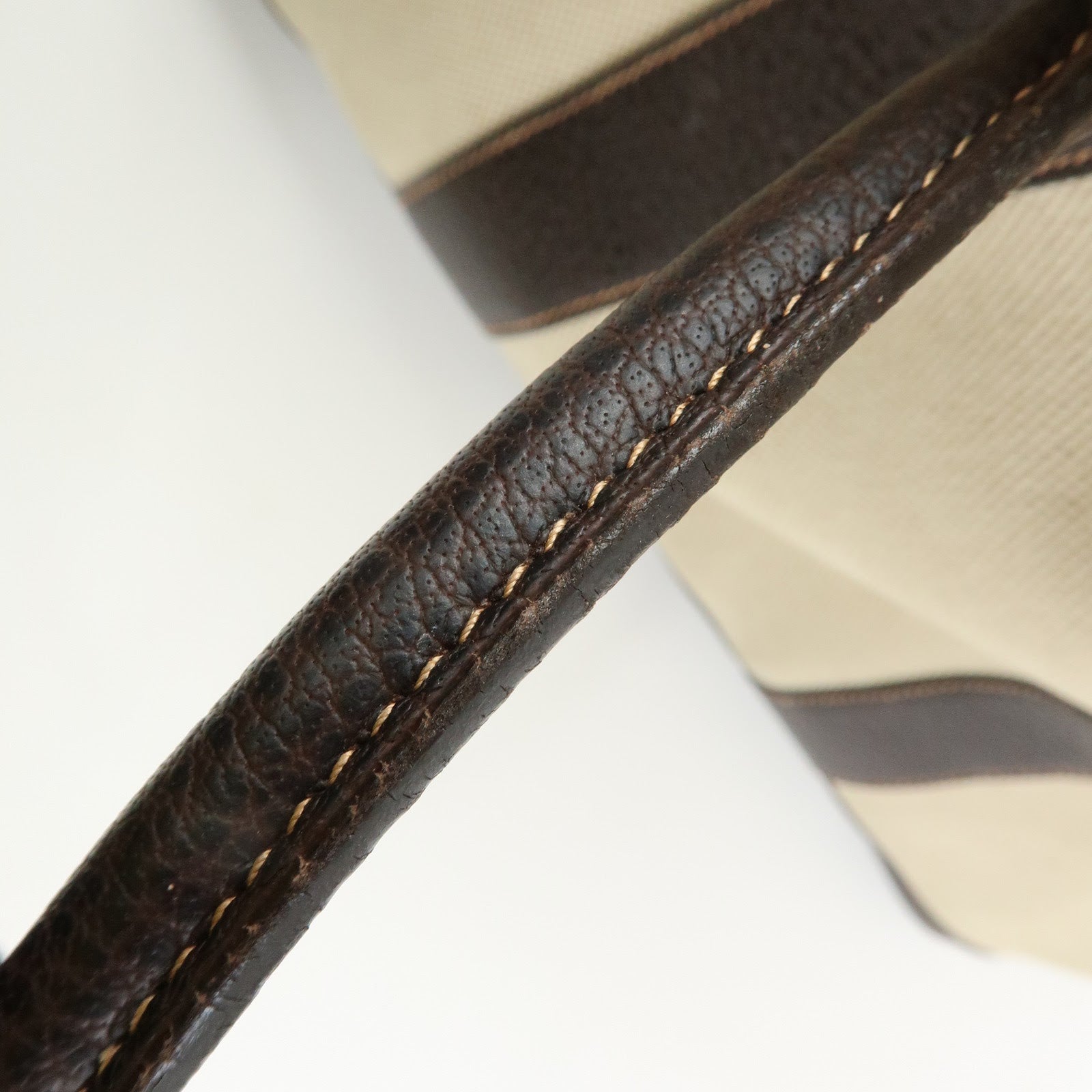 HERMES Garden Party PM Toile Ash Leather I Stamped Tote Bag Natural