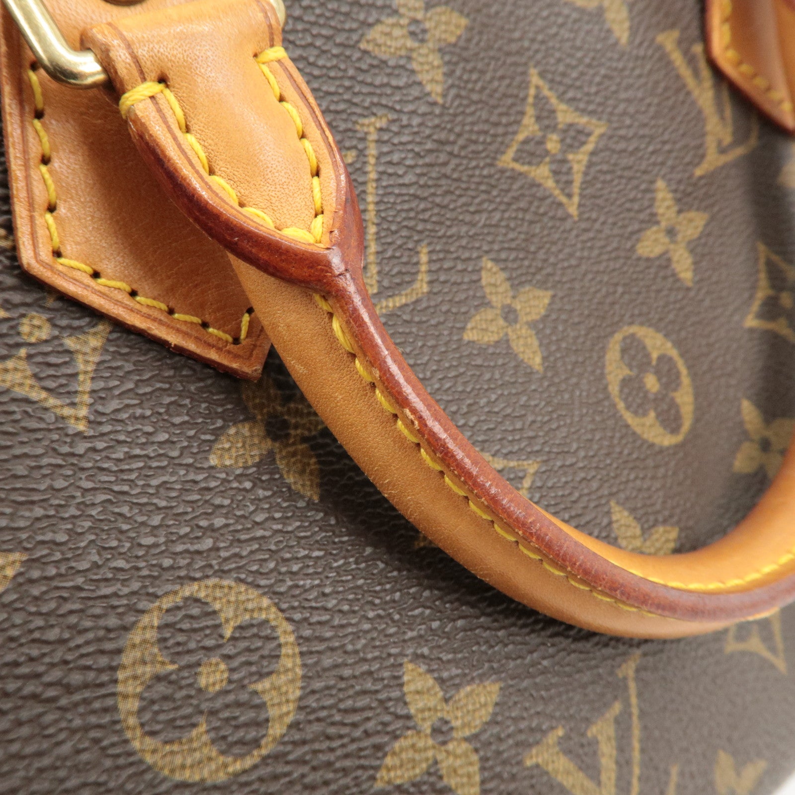 Louis Vuitton Monogram Speedy 30 Hand Bag Boston Bag M41526 Used