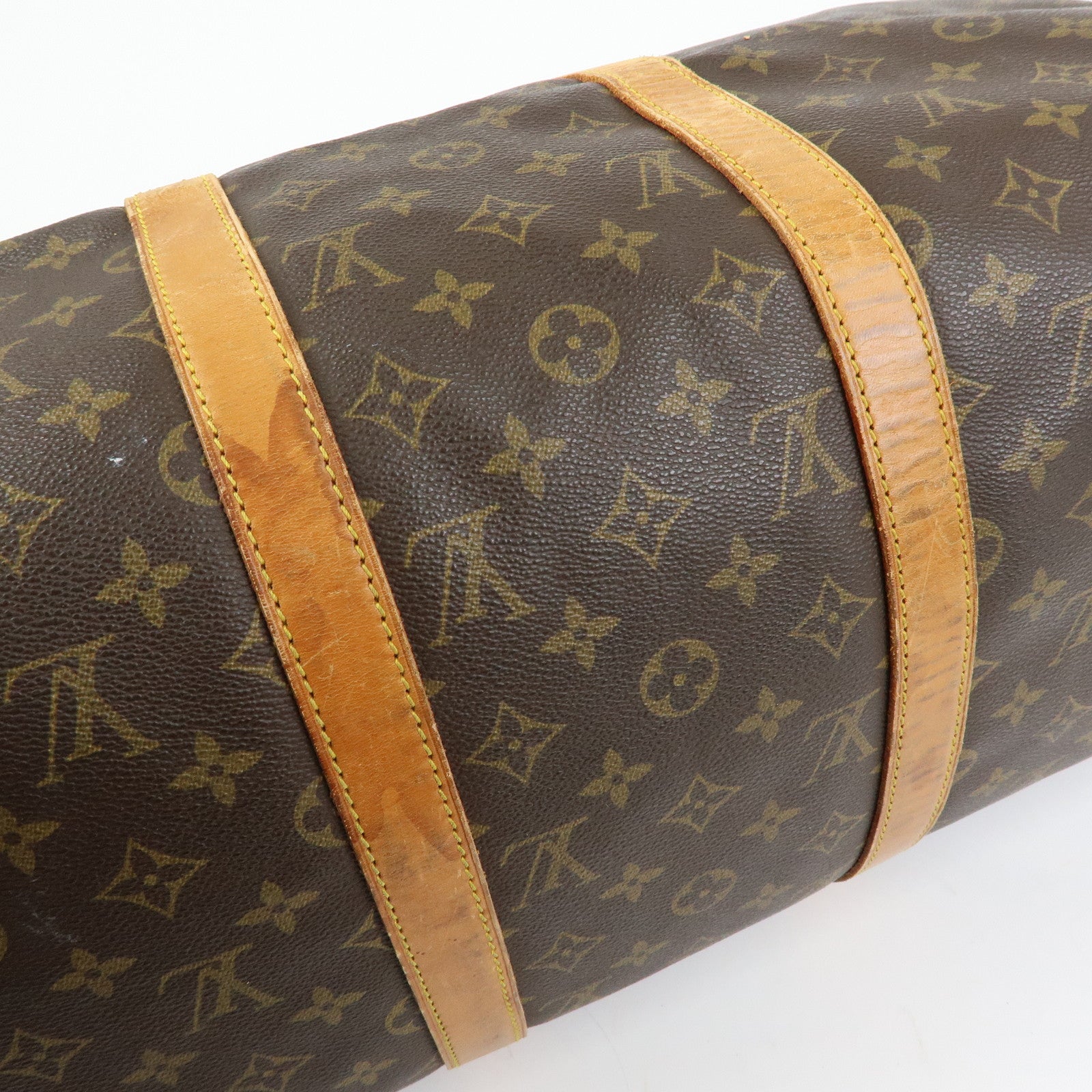 Louis Vuitton Monogram Keep All Bandouliere 50 Boston Bag M41416