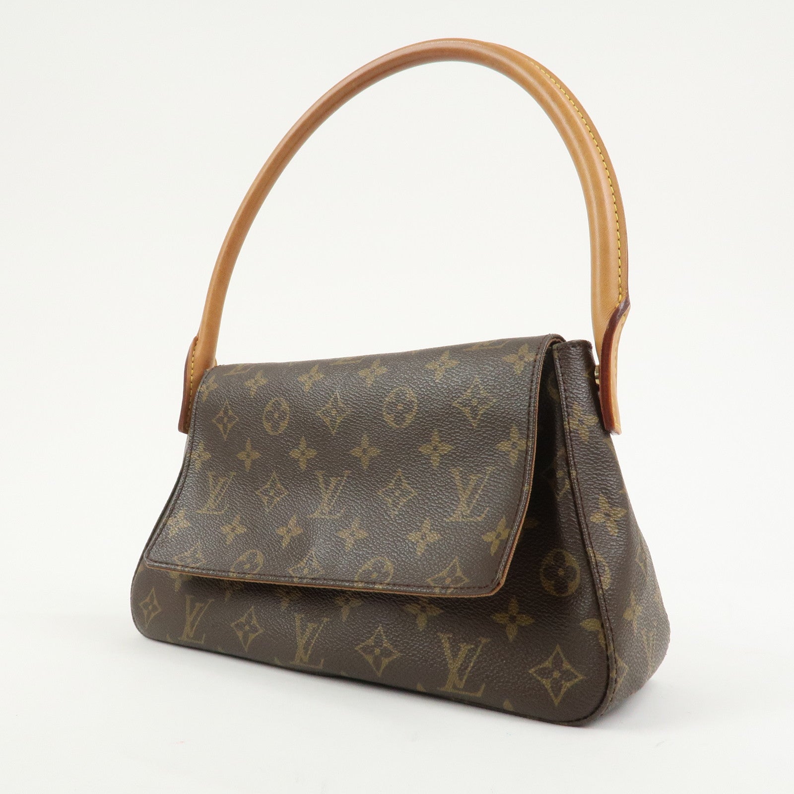 Louis Vuitton Monogram Mini Looping Shoulder Bag Brown M51147