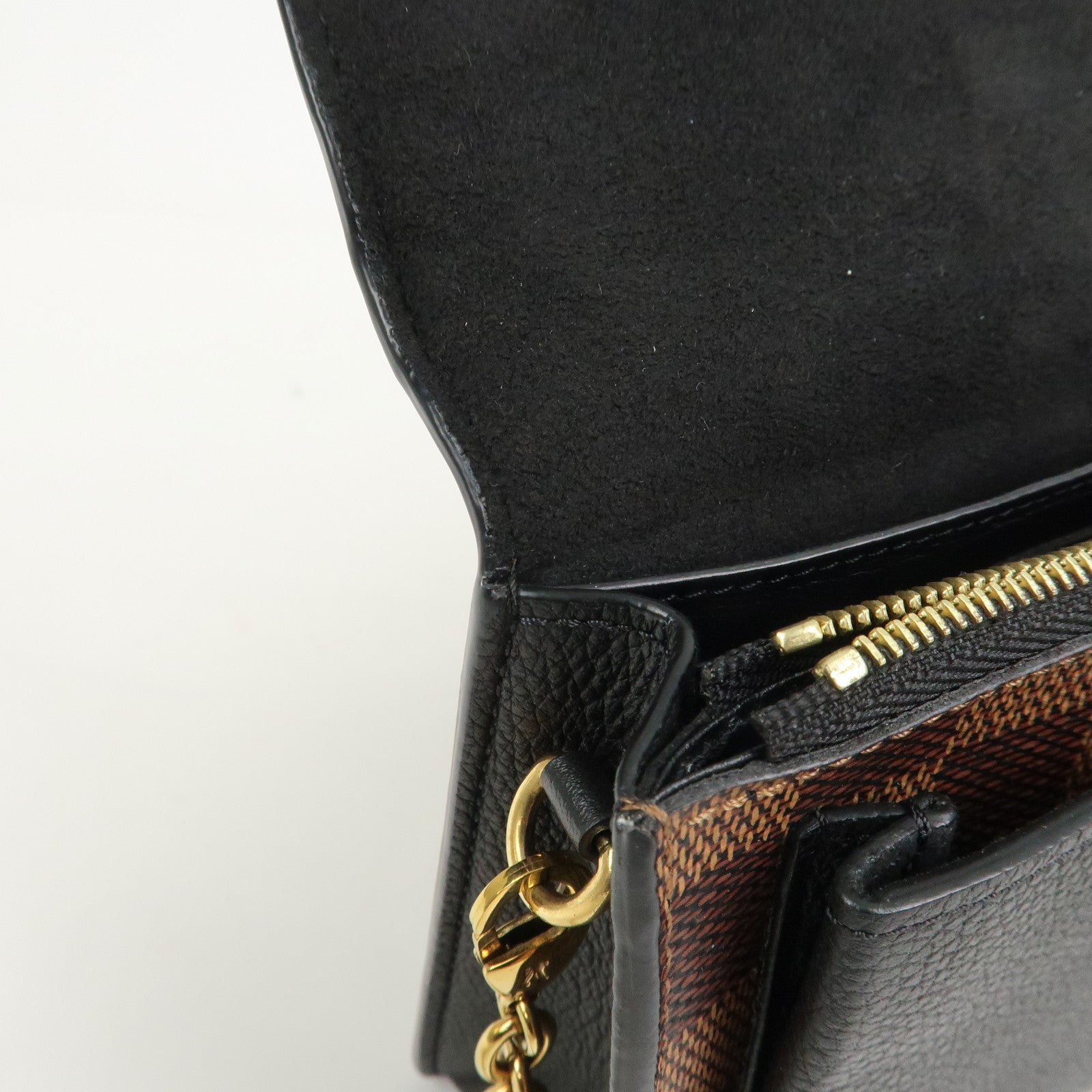 Louis Vuitton Damier Portefeuille Vavin Chain Shoulder Bag N60221