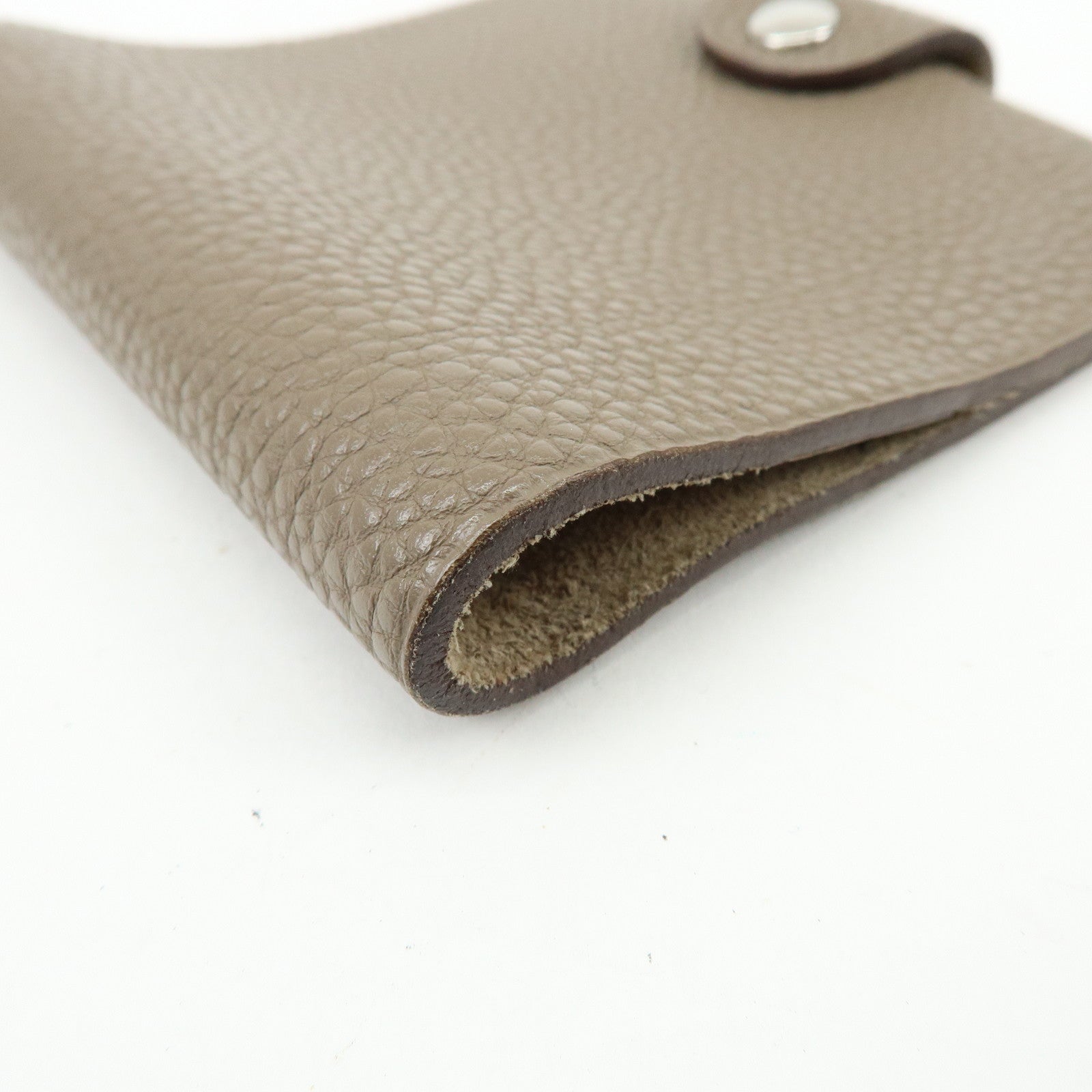 HERMES Ulysse Mini Taurillon Clemence Note Book Cover □K Stamped