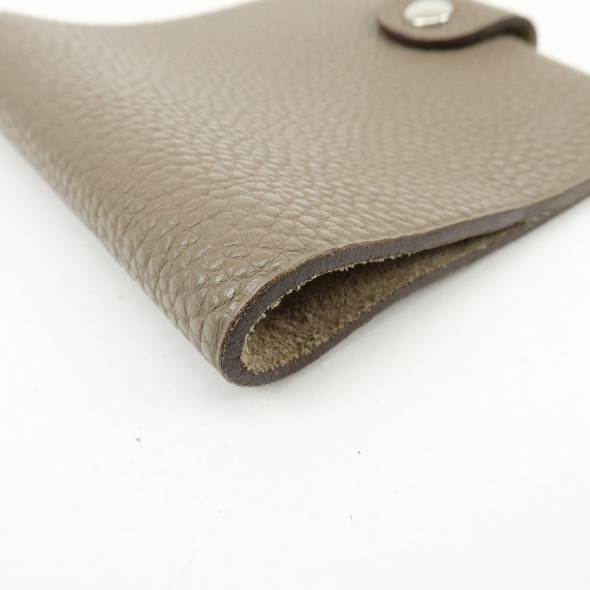 HERMES Ulysse Mini Taurillon Clemence Note Book Cover ▢K Stamped