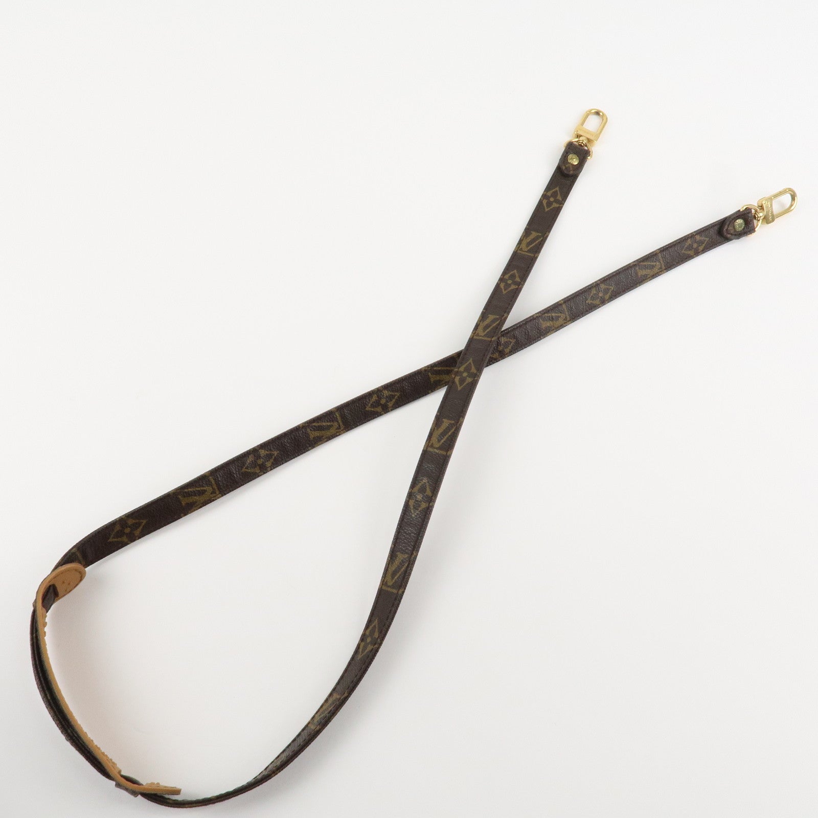 Louis Vuitton Monogram Canvas Shoulder Strap 120cm Brown J75010 Used