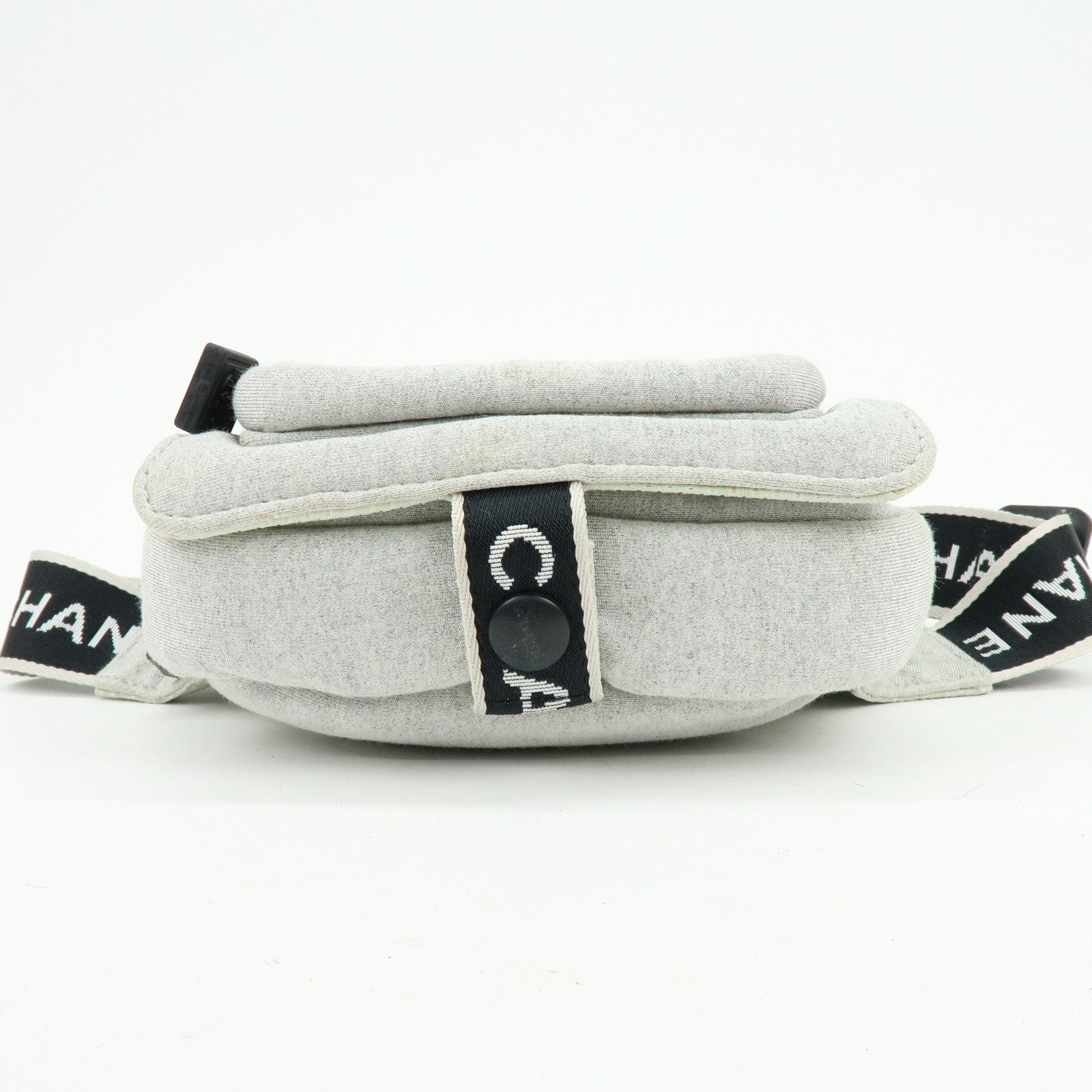 CHANEL CHANEL Sports COCO Mark Canvas Waist Bag Body Bag Gray