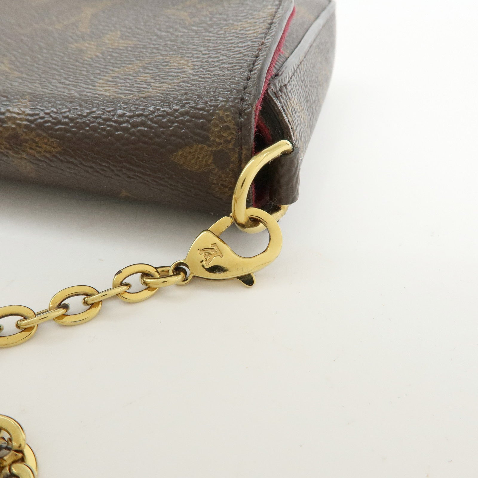 Louis Vuitton Monogram Pochette Felicie Shoulder Bag Brown M61276