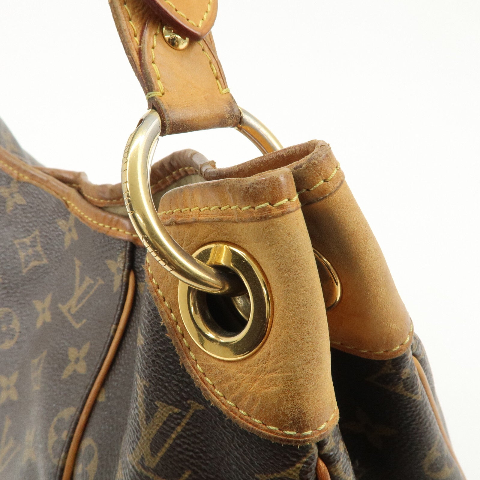 Louis Vuitton Monogram Galliera PM Shoulder Bag Brown M56382