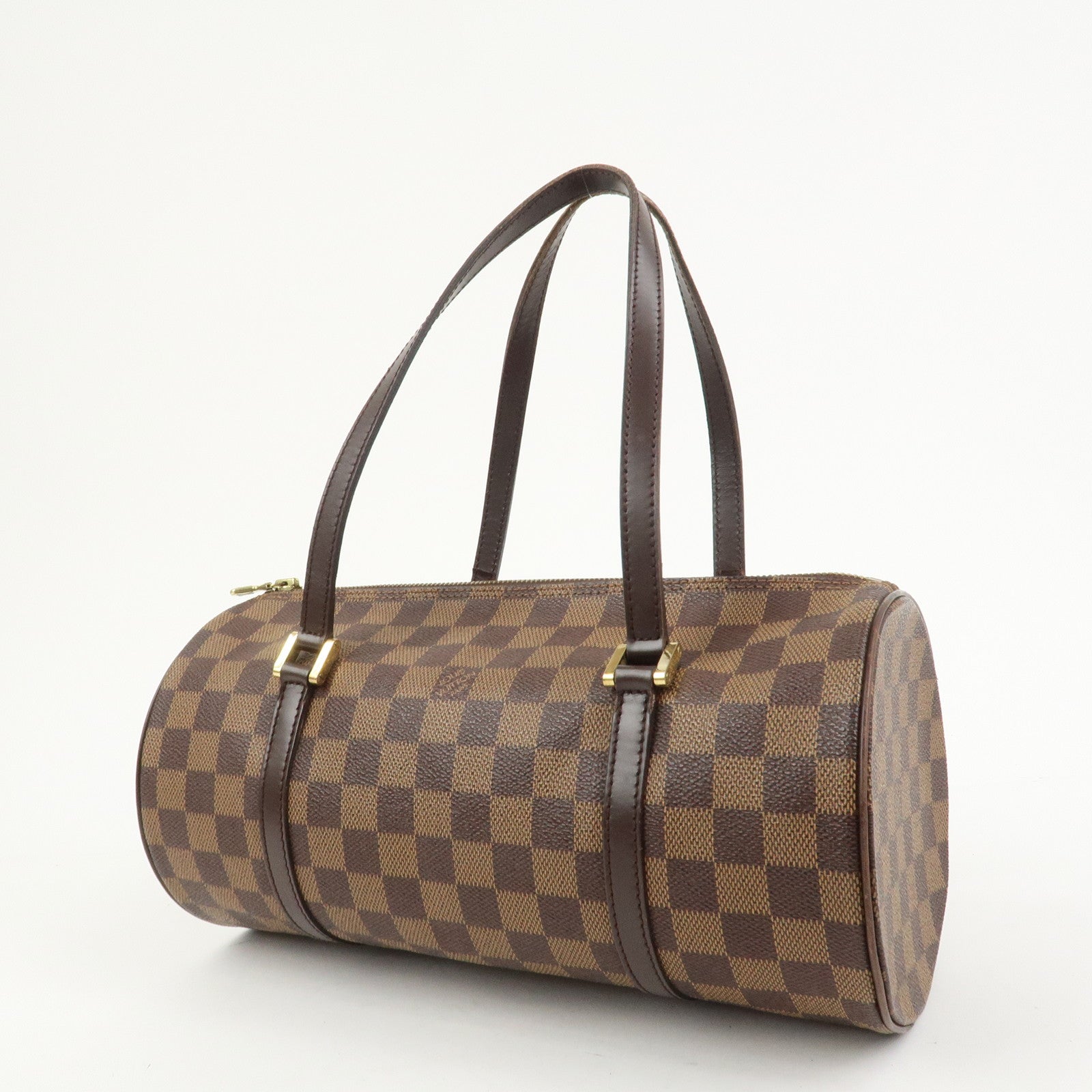 Louis Vuitton Damier Ebene Papillon 30 Hand Bag Brown N51303