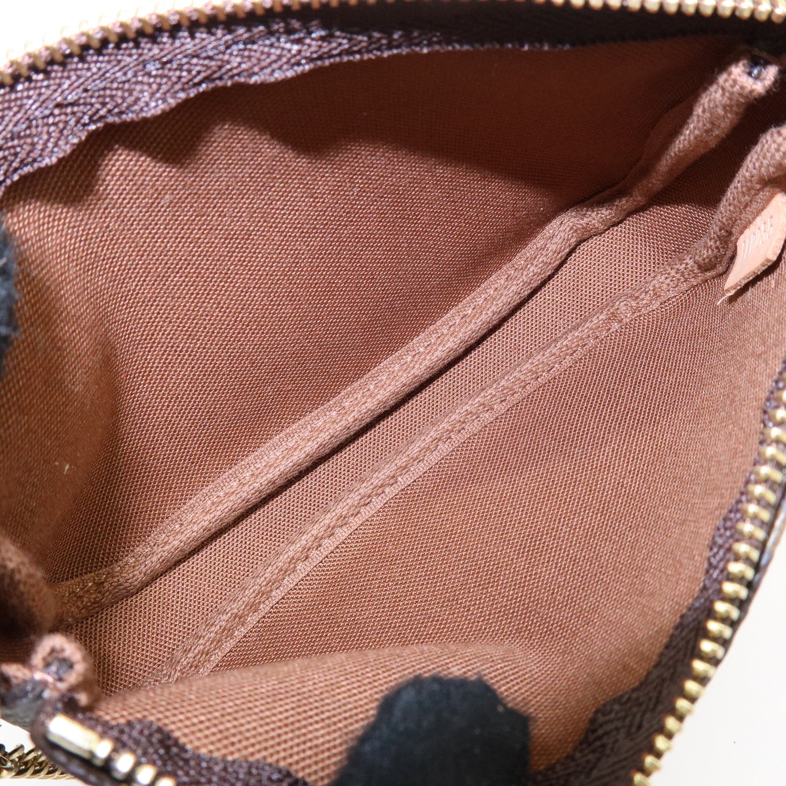 Louis Vuitton Monogram Mini Pochette Accessoires Hand Bag M58009