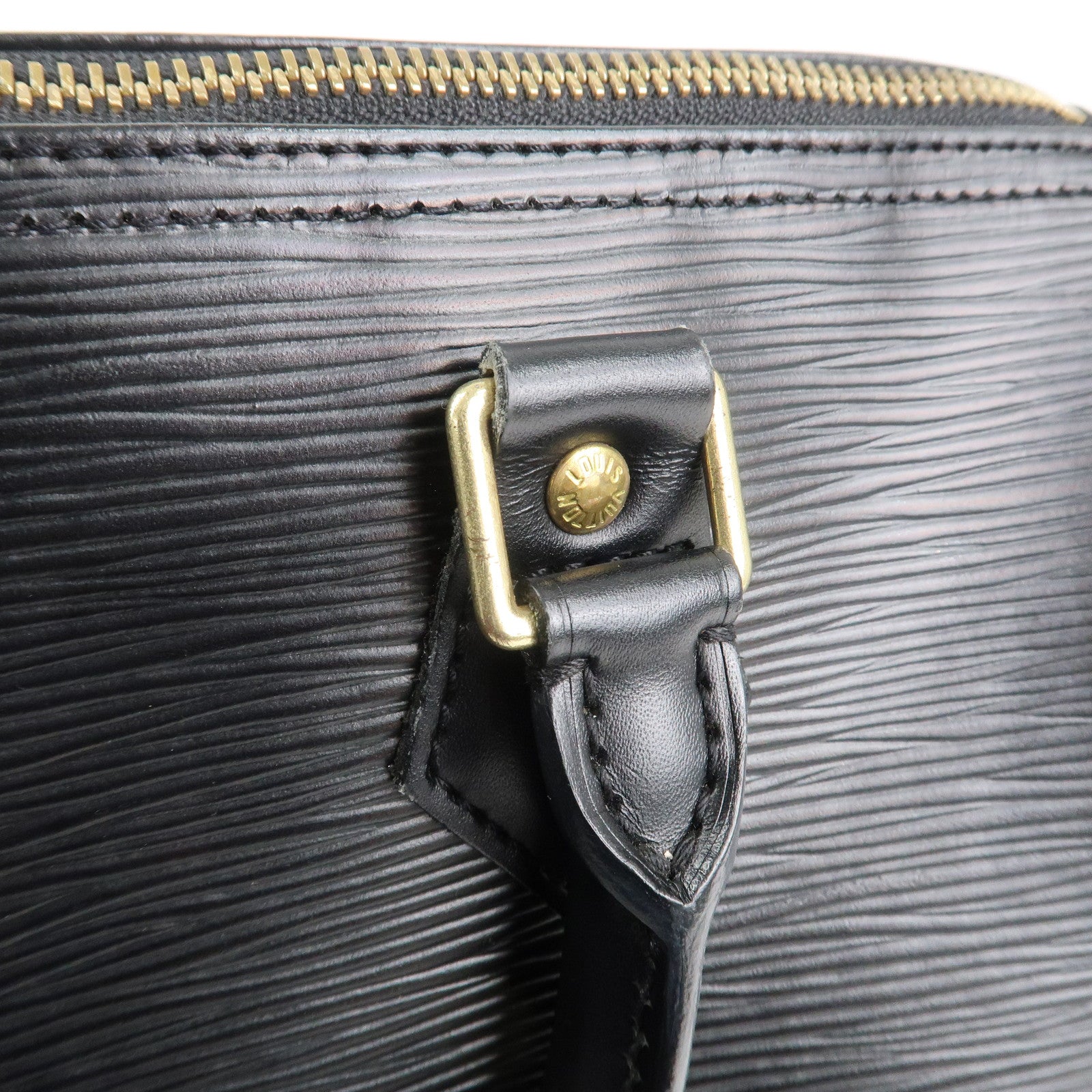 Louis Vuitton Epi Speedy 25 Hand Bag Boston Bag Noir M59032 Used